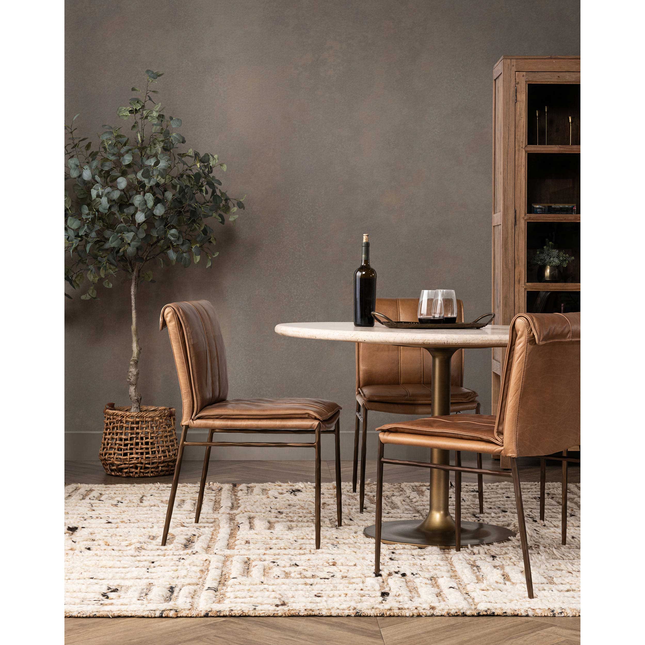 Malani 36" Round Dining Table, Natural - Image 6