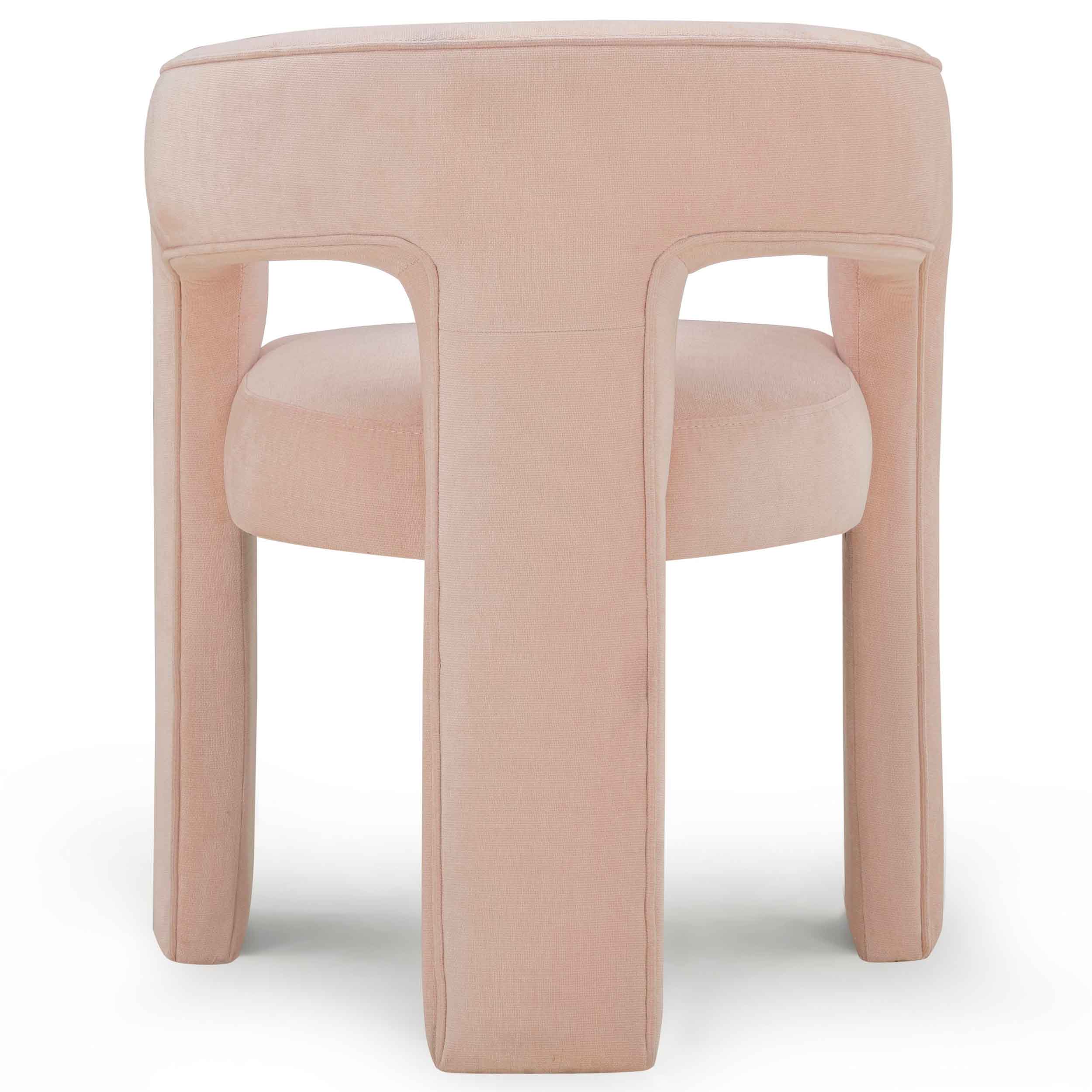 Malone Chenille Dining Chair, Blush, Set of 2 - Image 4