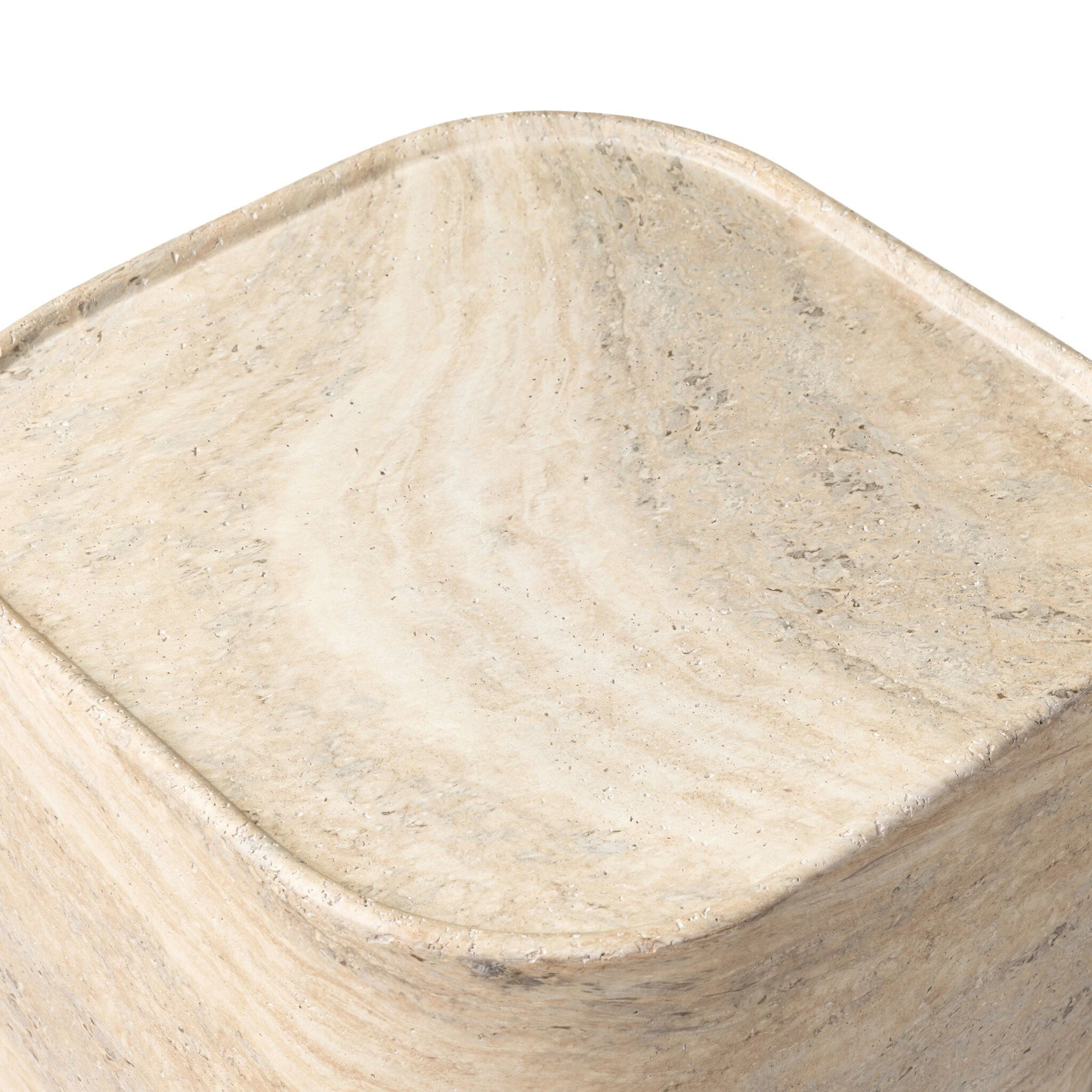Manor Outdoor End Table, Sandy Grey by Four Hand - Image 4