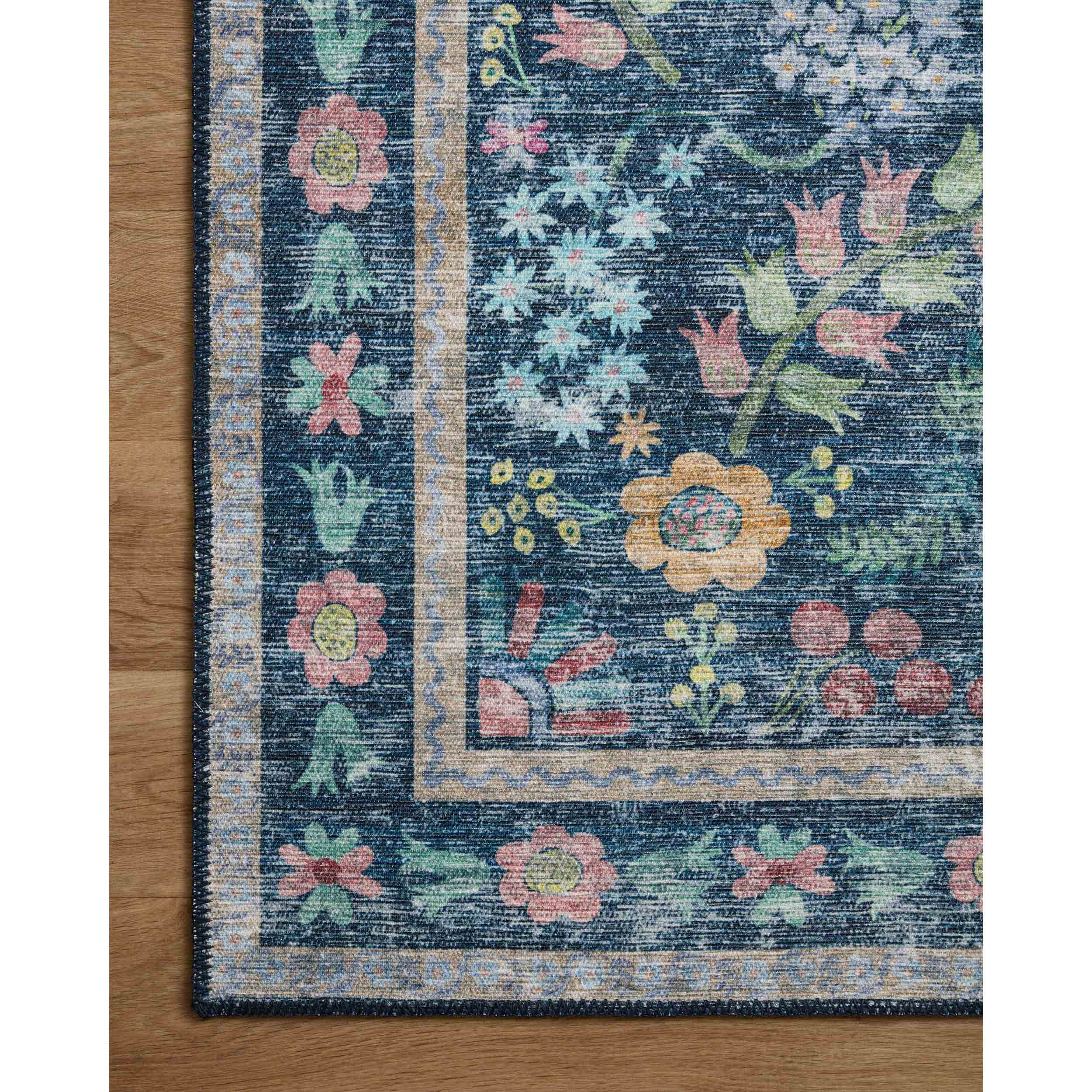Rifle Paper Co. x Loloi Rug Maison MAO-06, Blue/Multi - Image 2