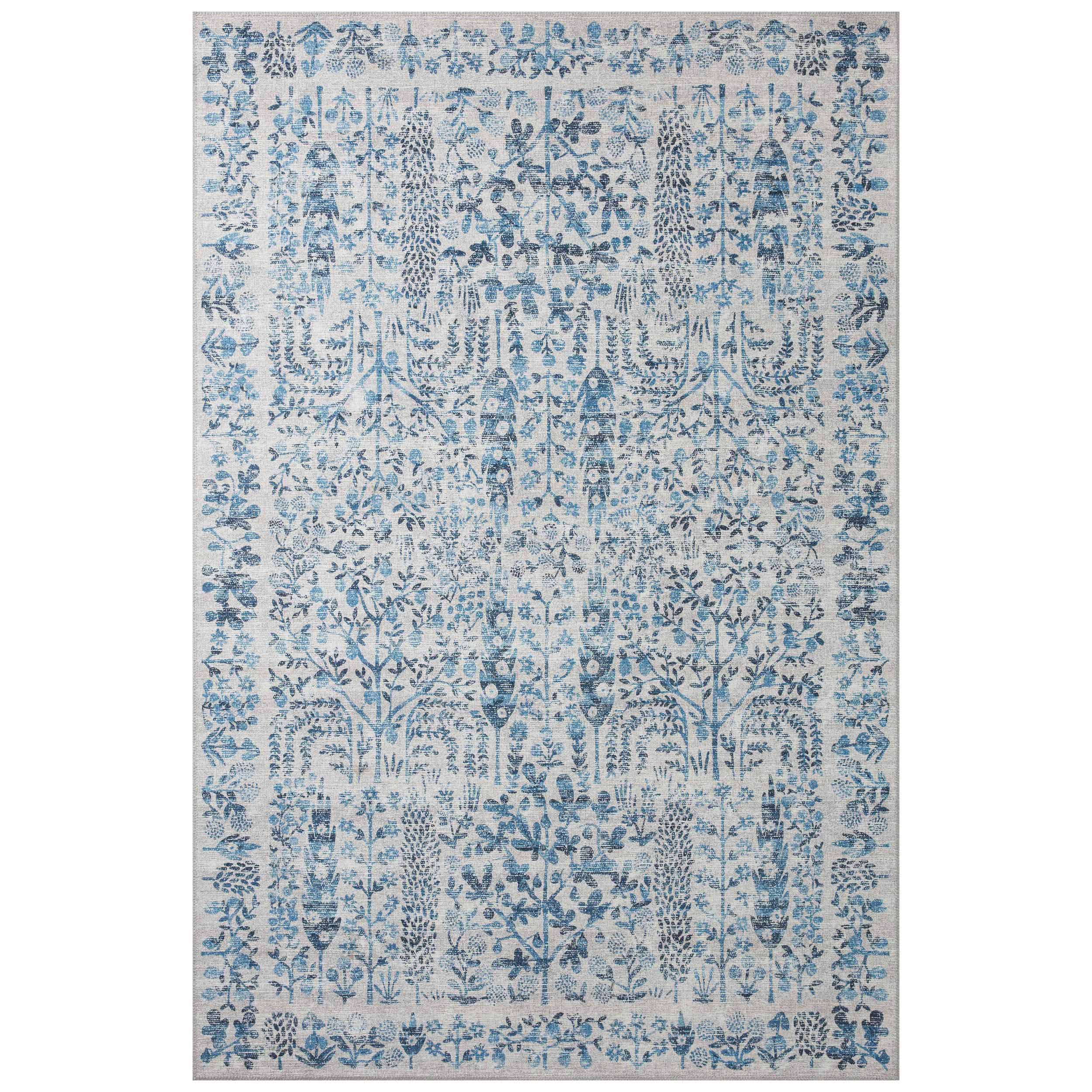Rifle Paper Co. x Loloi Rug Maison MAO-07, Blue