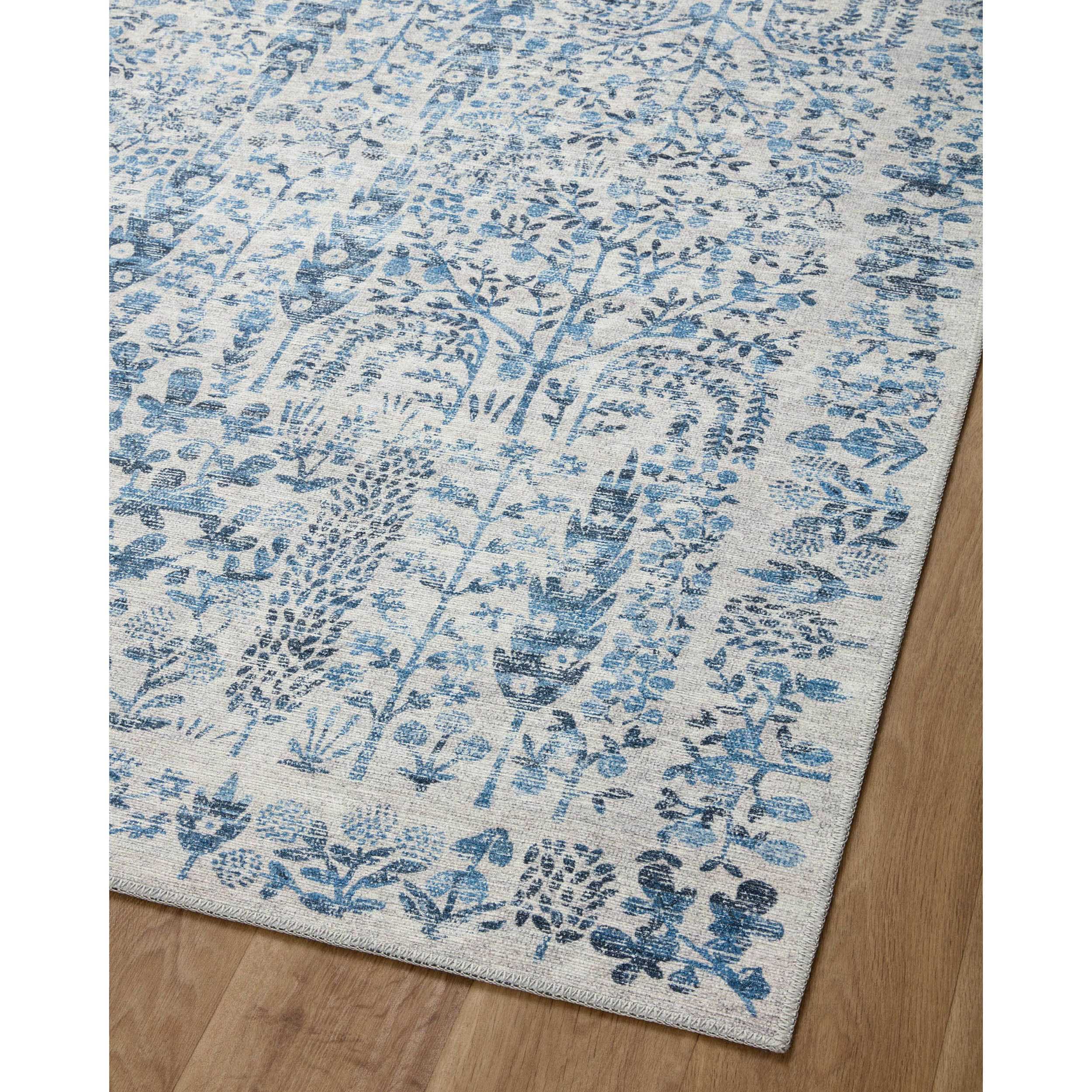 Rifle Paper Co. x Loloi Rug Maison MAO-07, Blue - Image 4