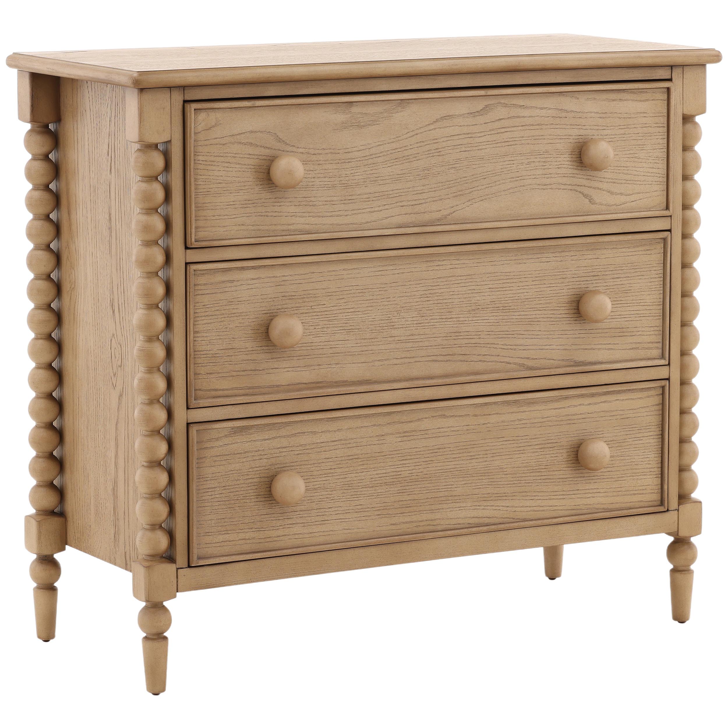 Marcellina 3 Drawer Dresser, Natural