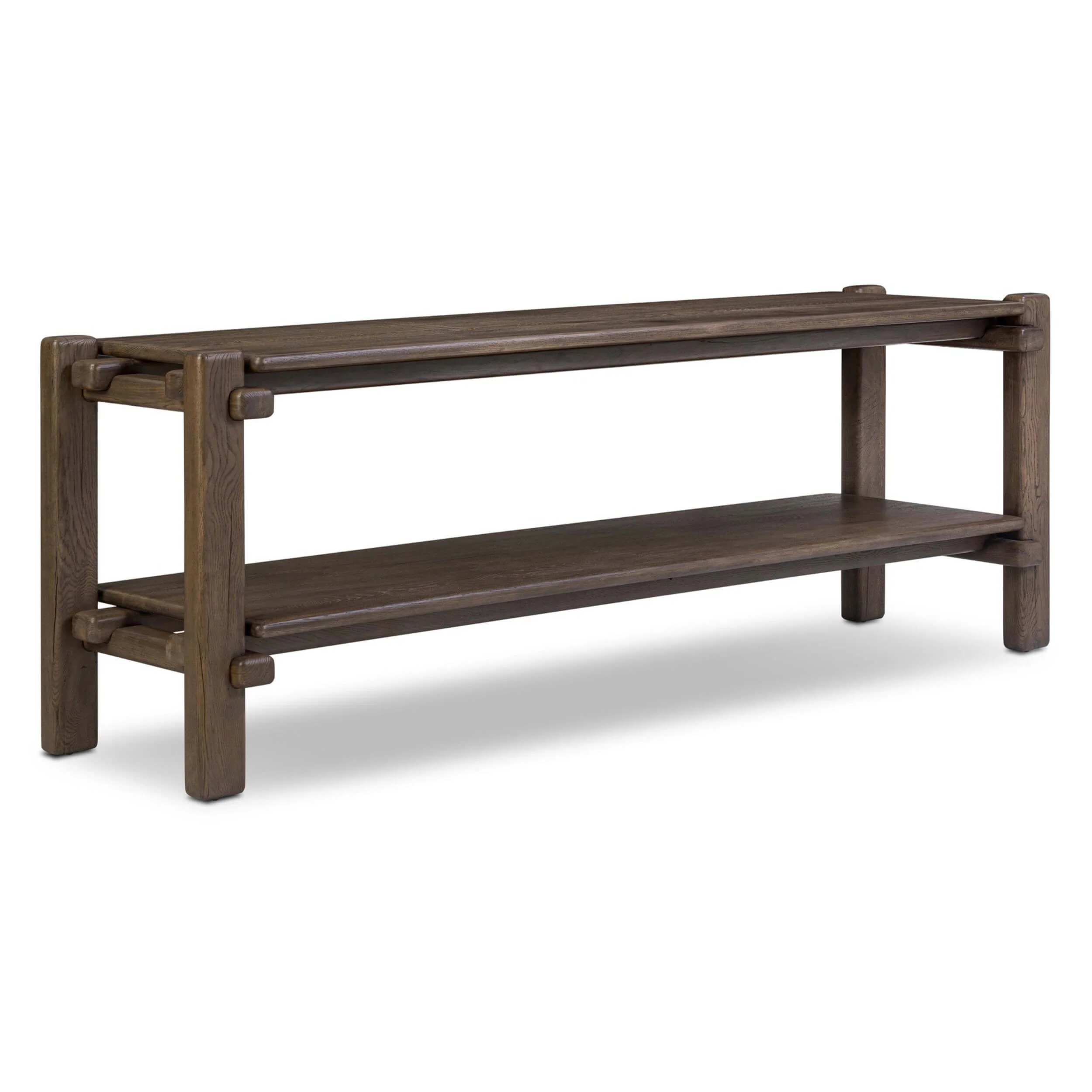 Marcia Console Table, Grey Reclaimed French Oak by Four Hands