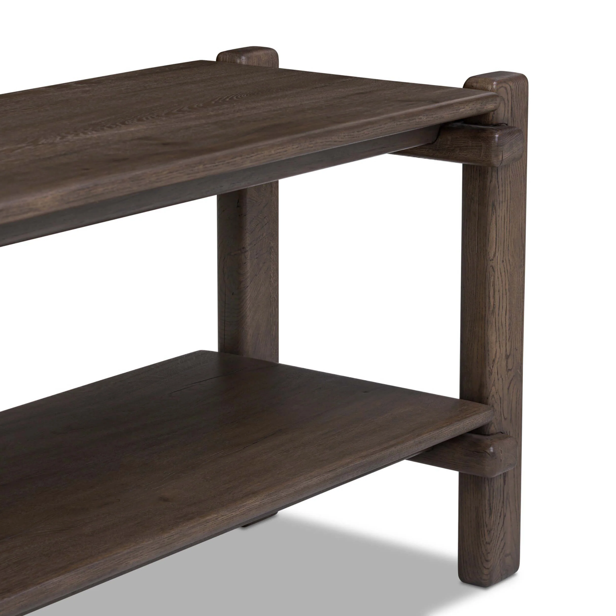 Marcia Console Table, Grey Reclaimed French Oak by Four Hands - Image 4