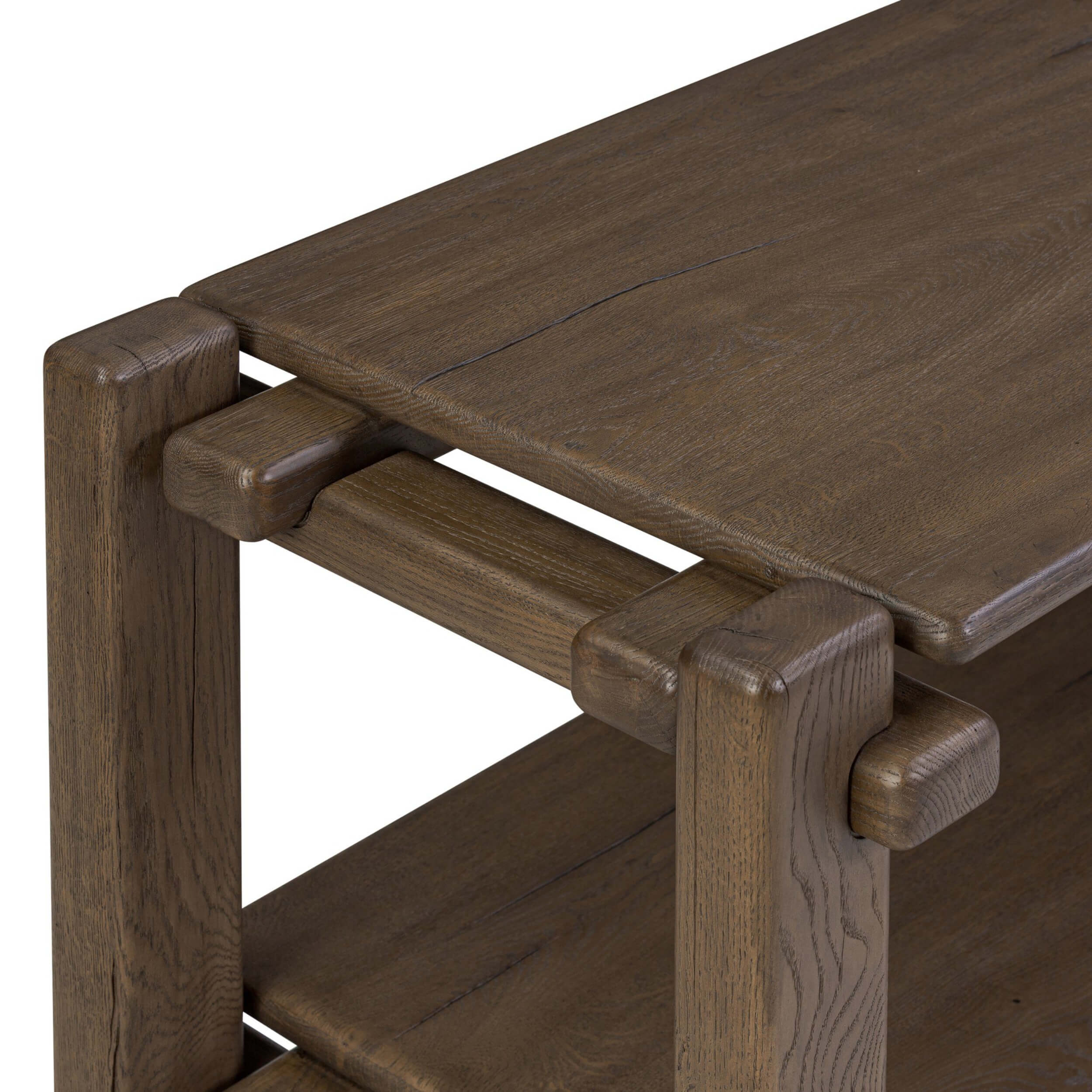 Marcia Console Table, Grey Reclaimed French Oak by Four Hands - Image 5