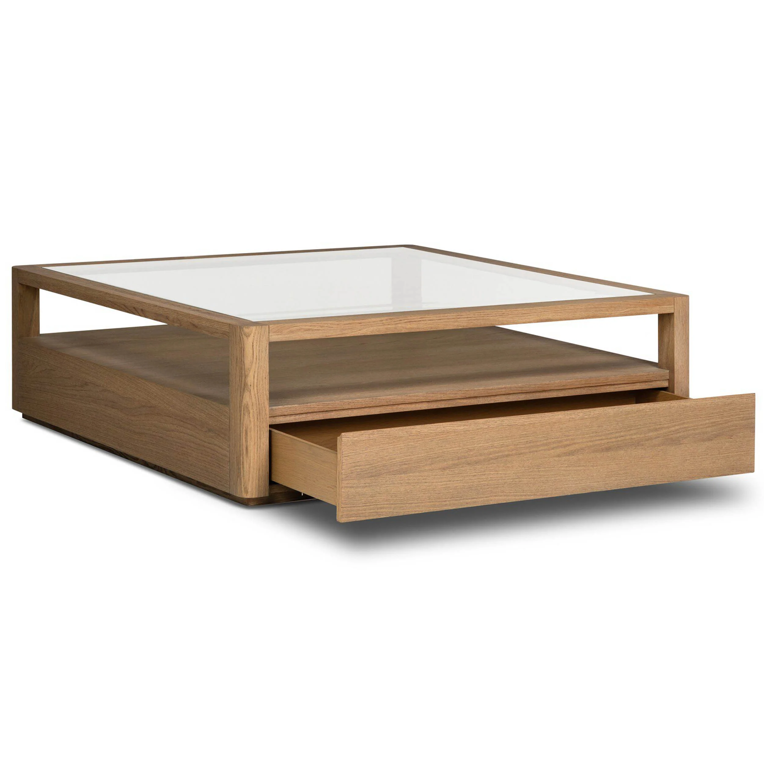 Shiloh Coffee Table, Sandy Oak by Four Hands - Image 4