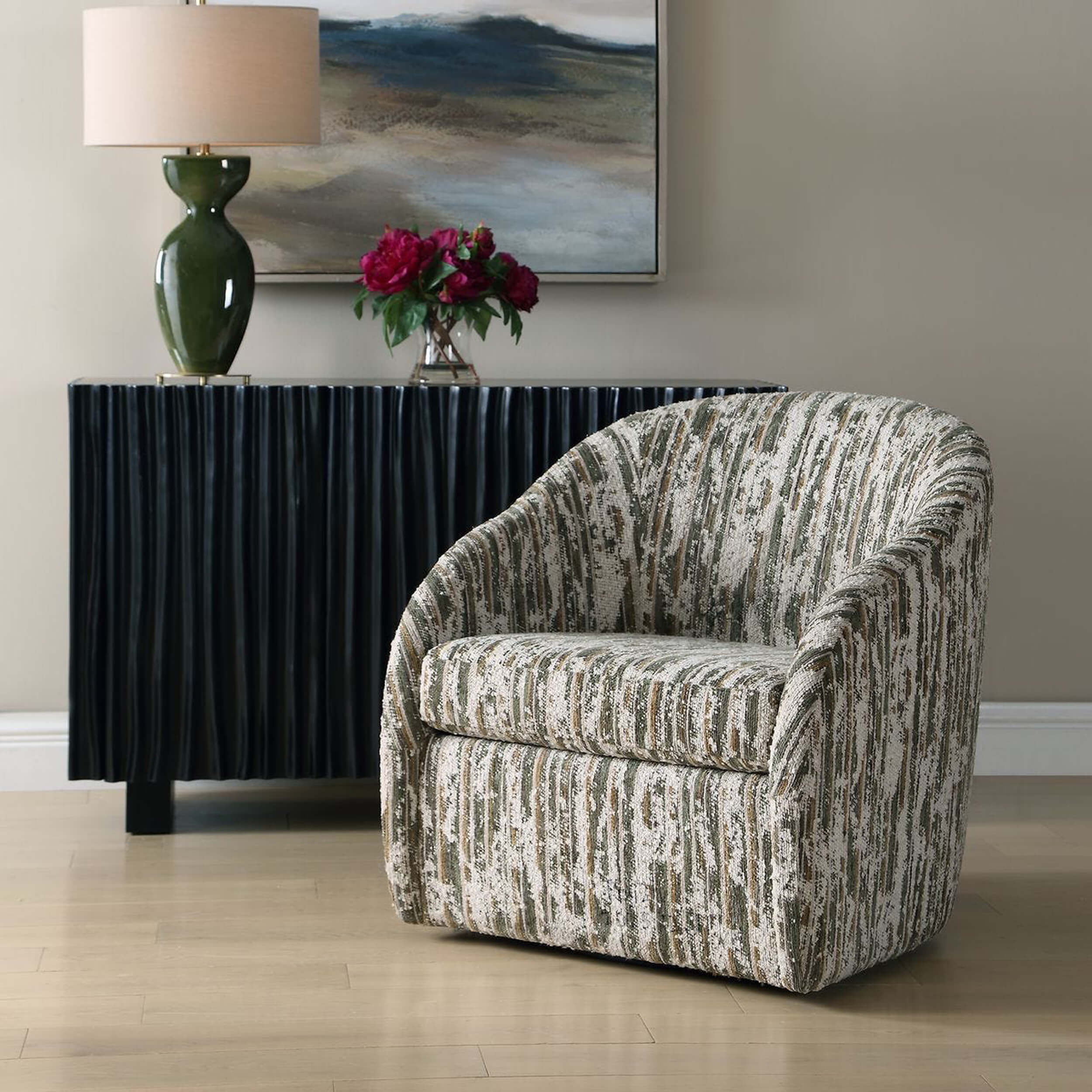 Mari Swivel Chair, Multi - Image 6