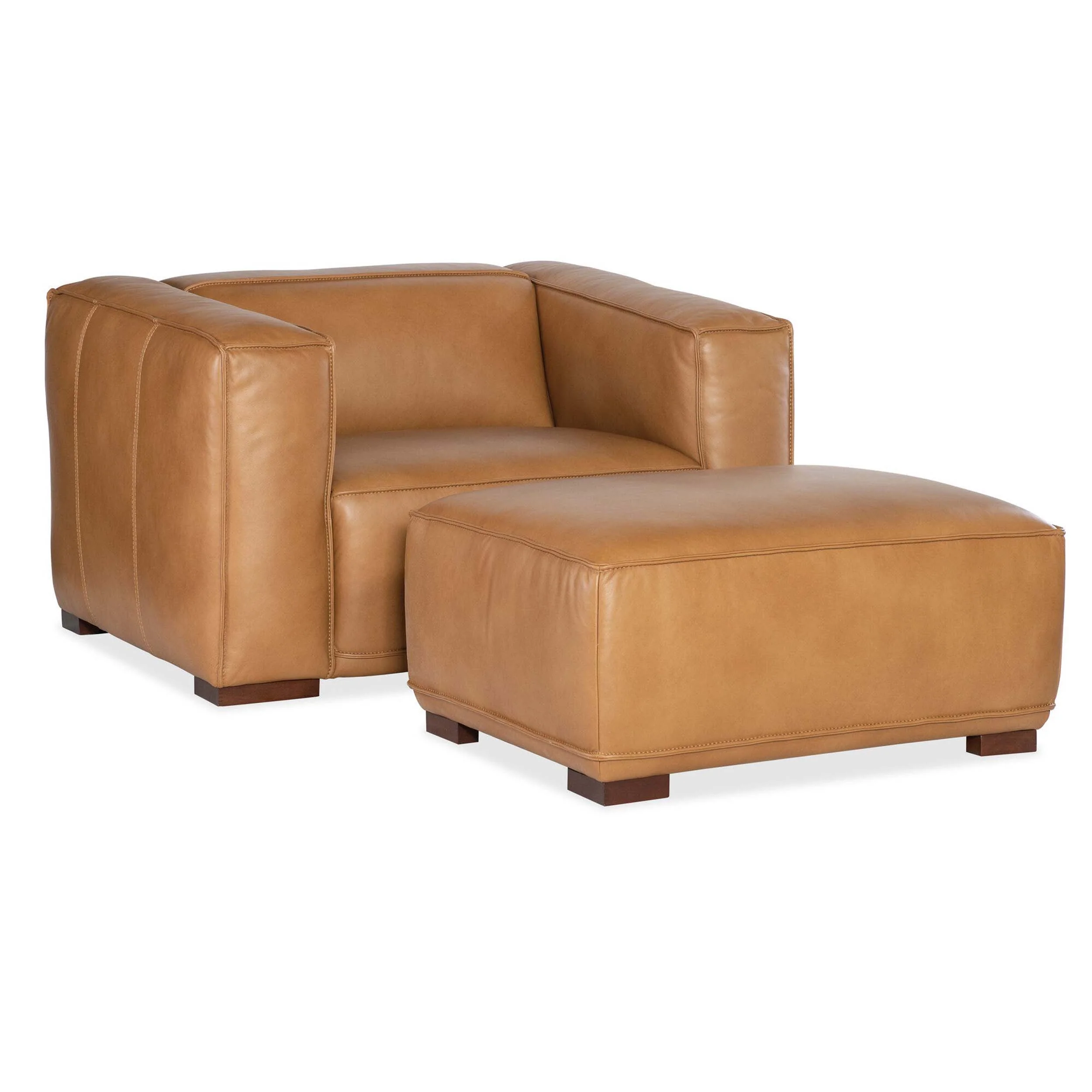 Maria Leather Chair, Zen Caramel - Image 5