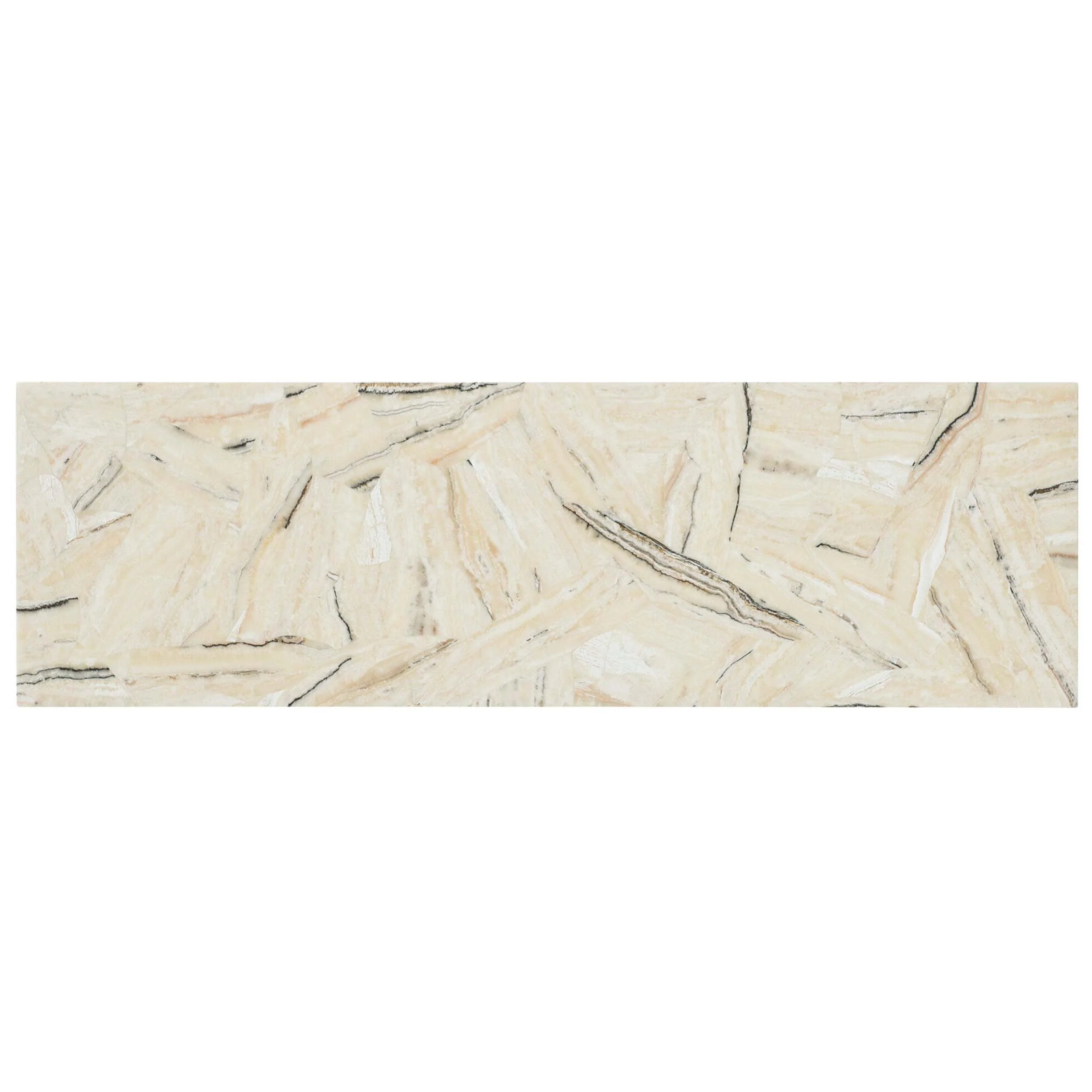 Mariner Console Table, White Onyx - Image 4