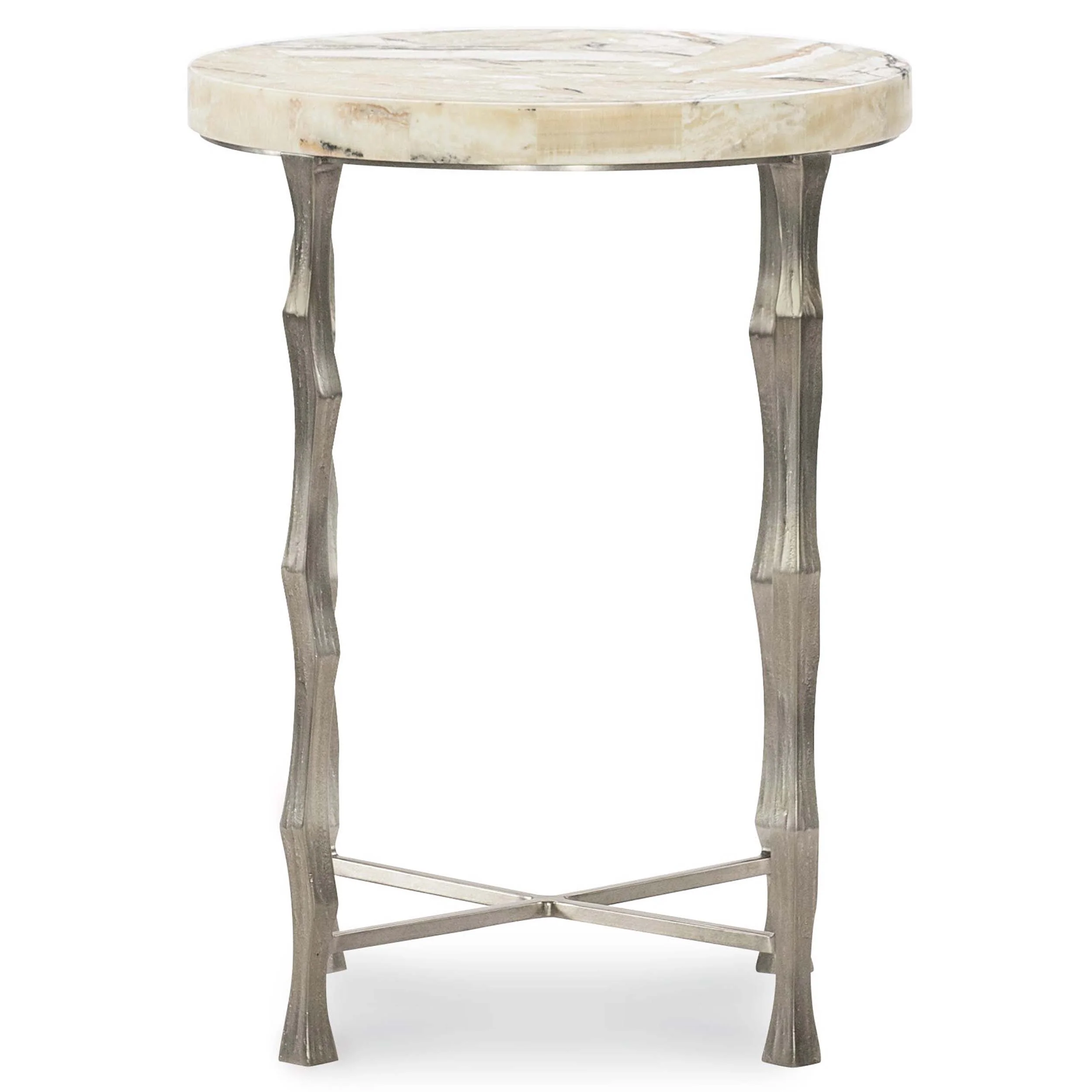 Mariner Spot Table, White Onyx - Image 2