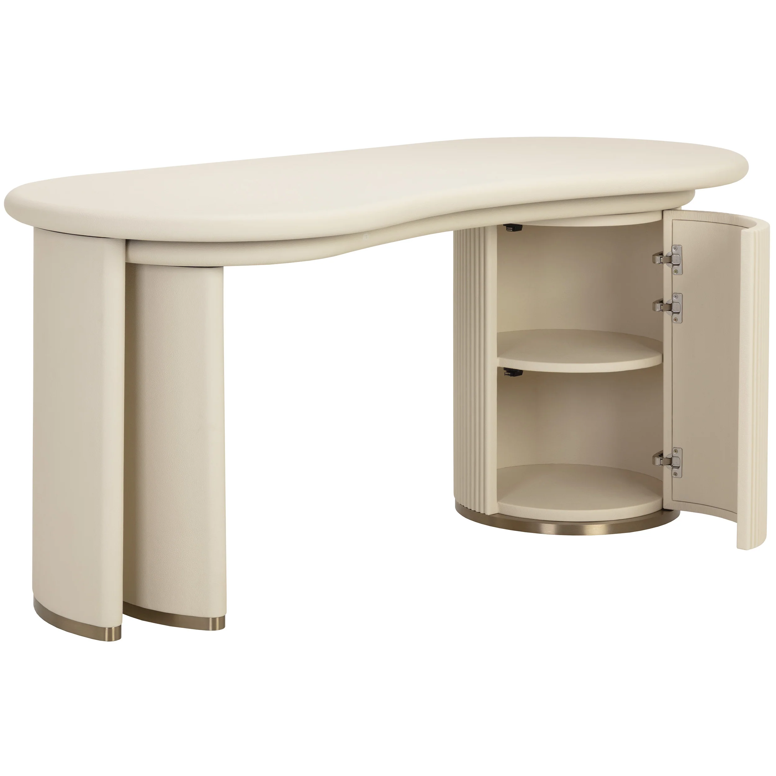 Mariposa Desk, Cream - Image 3