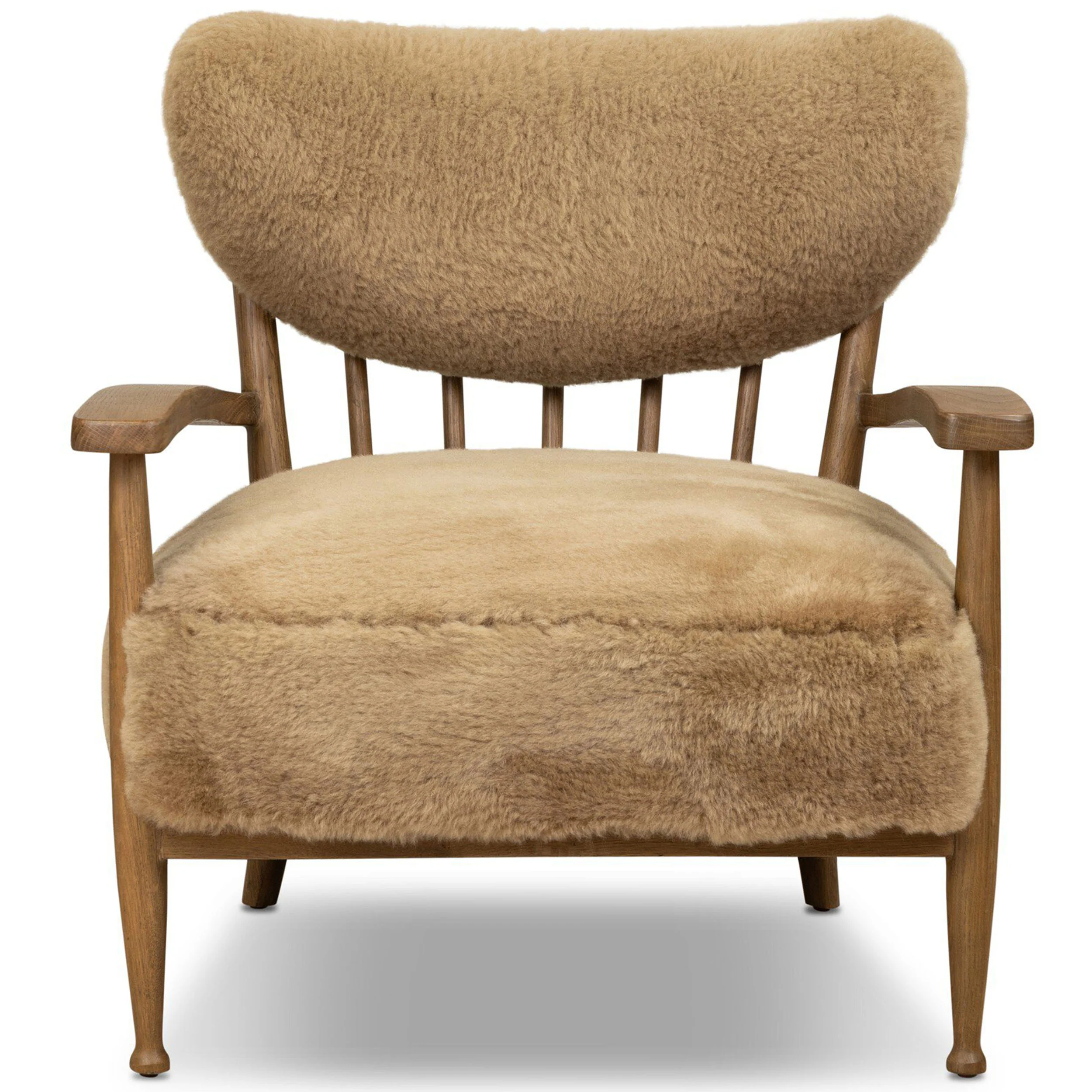 Marisol Chair, Desert Shearling by Four Hands - Image 2