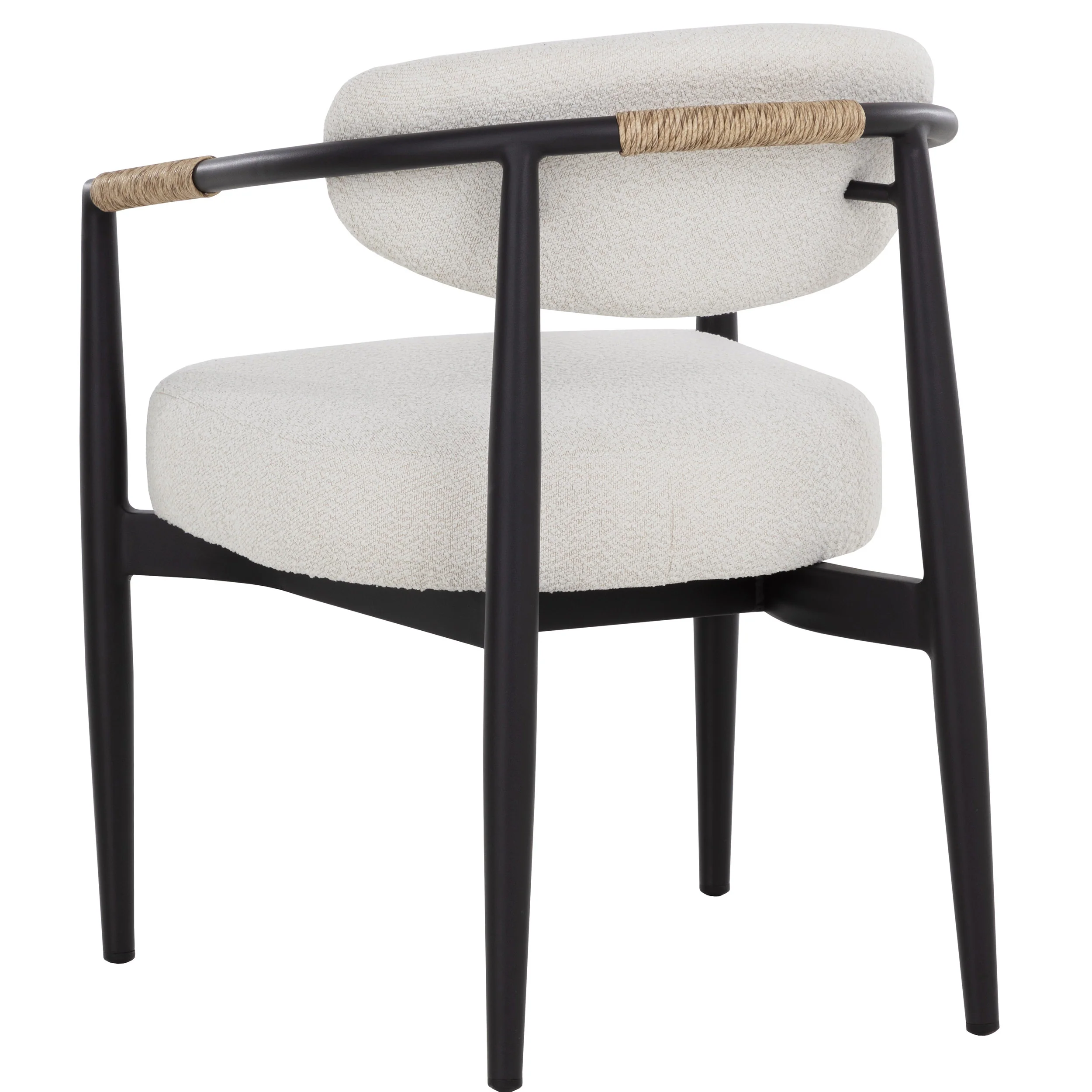 Marita Dining Armchair, Black - Image 4