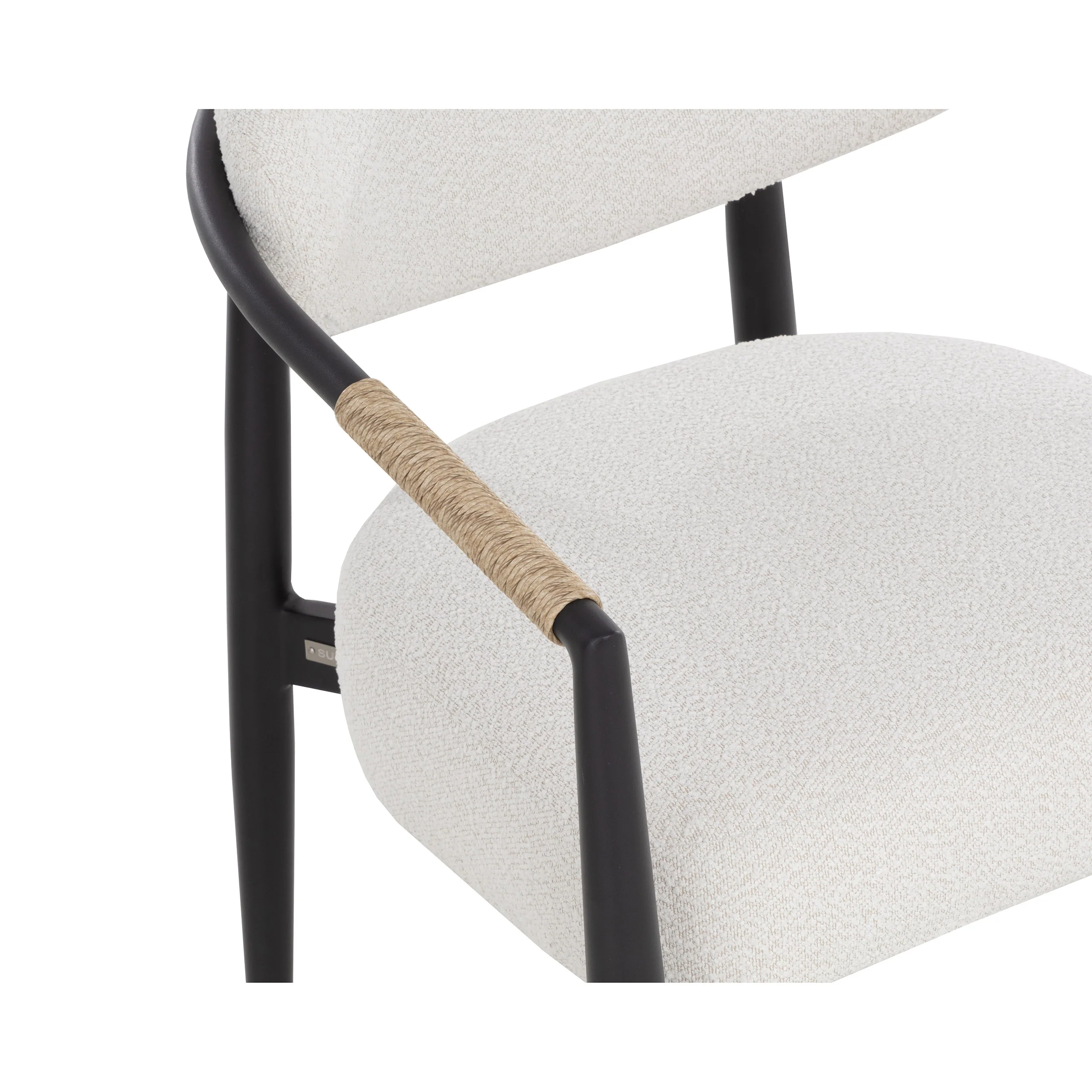 Marita Dining Armchair, Black - Image 5