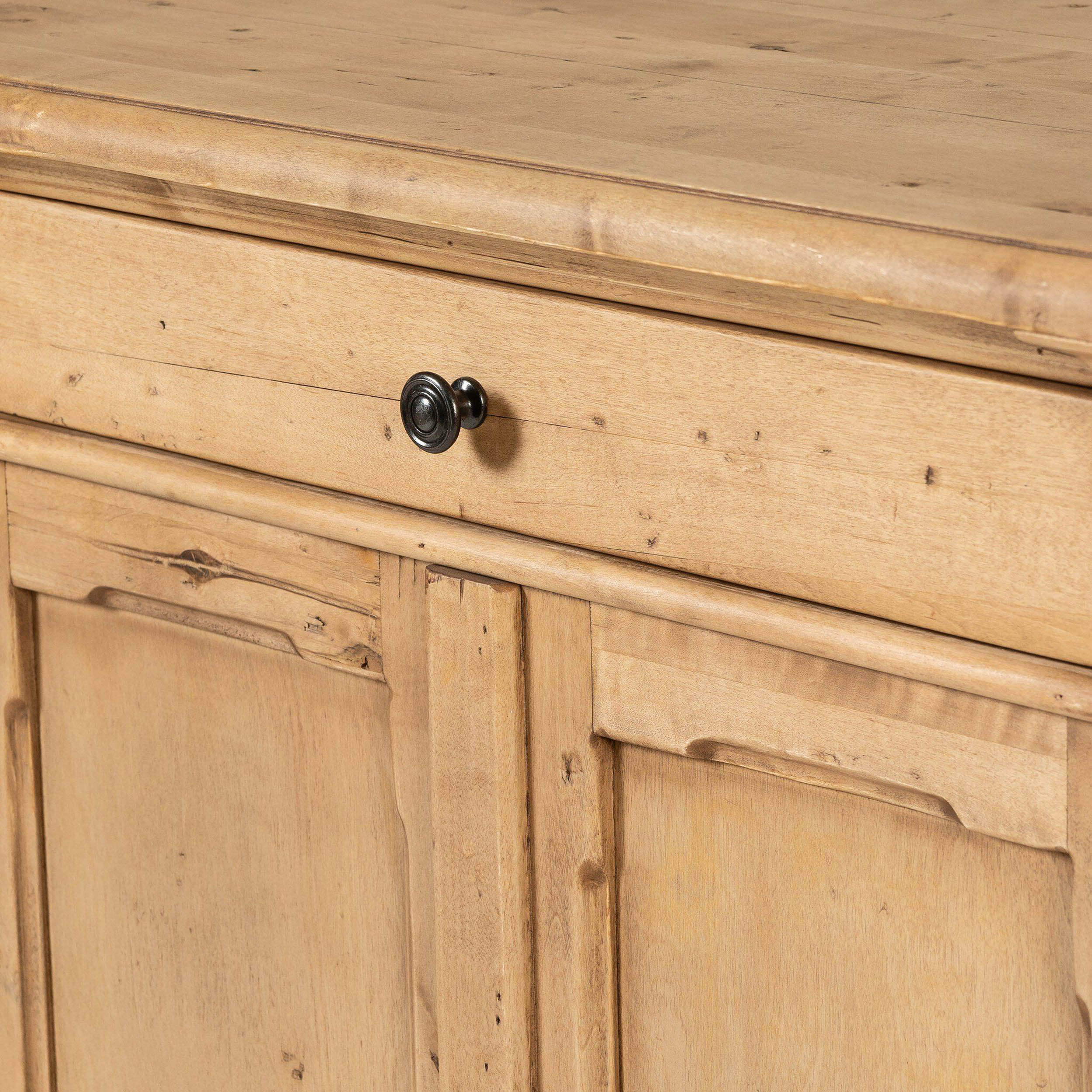 Marjorie 4 Door Sideboard, Bleached Birch by Four Hands - Image 5