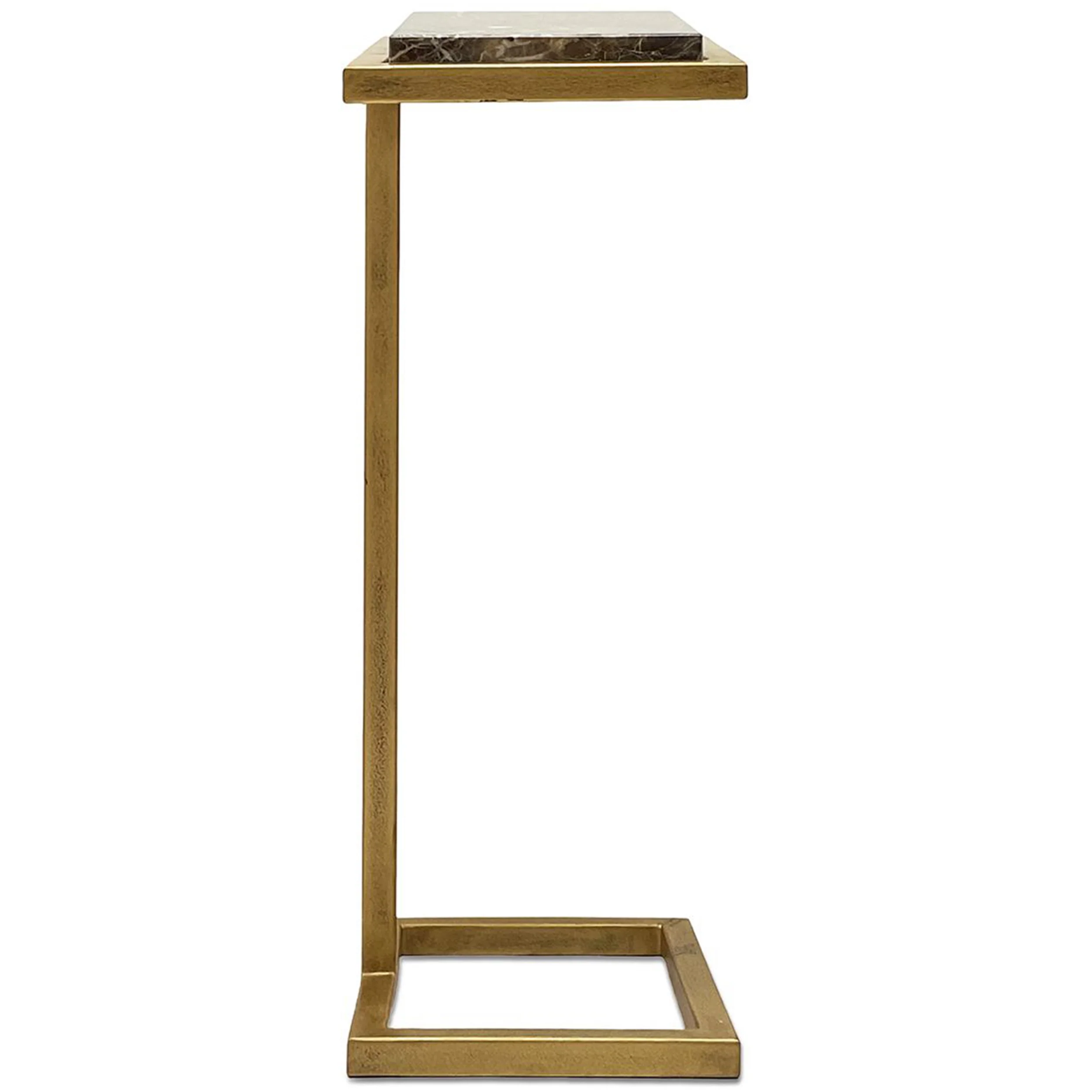 Marla Accent Table, Antiqued Gold - Image 3