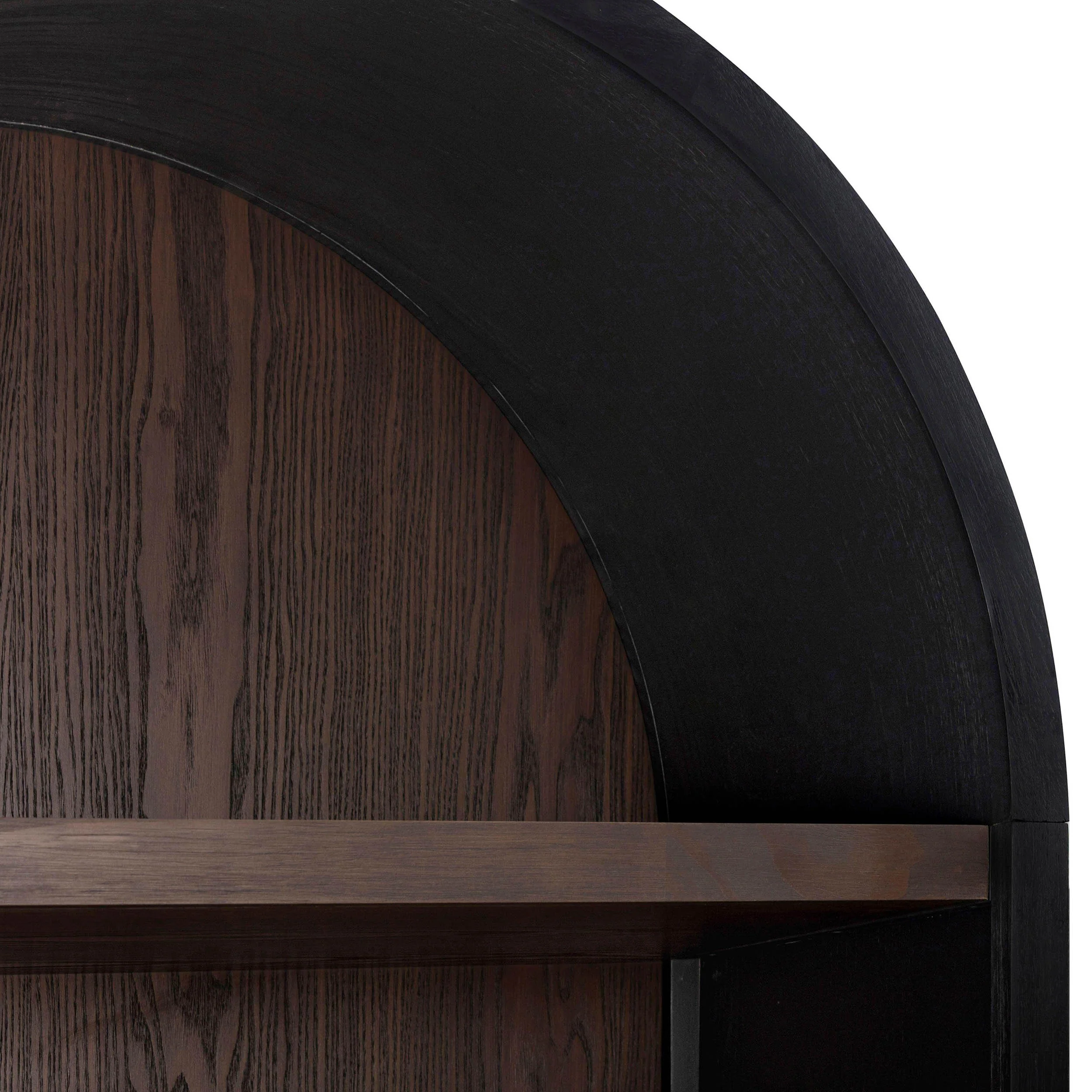 Marlow Bookcase w/ File Drawer, Black - Image 5
