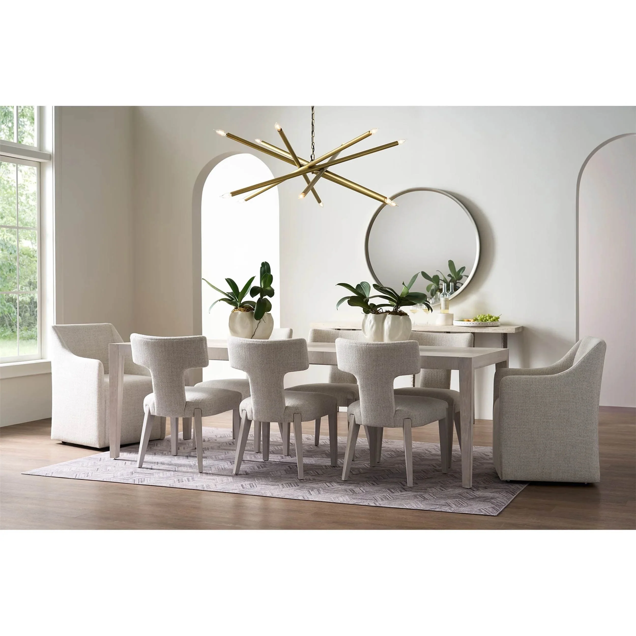 Walsh Upholstered Dining Chair, Monique Linen, Set of 2 - Image 5