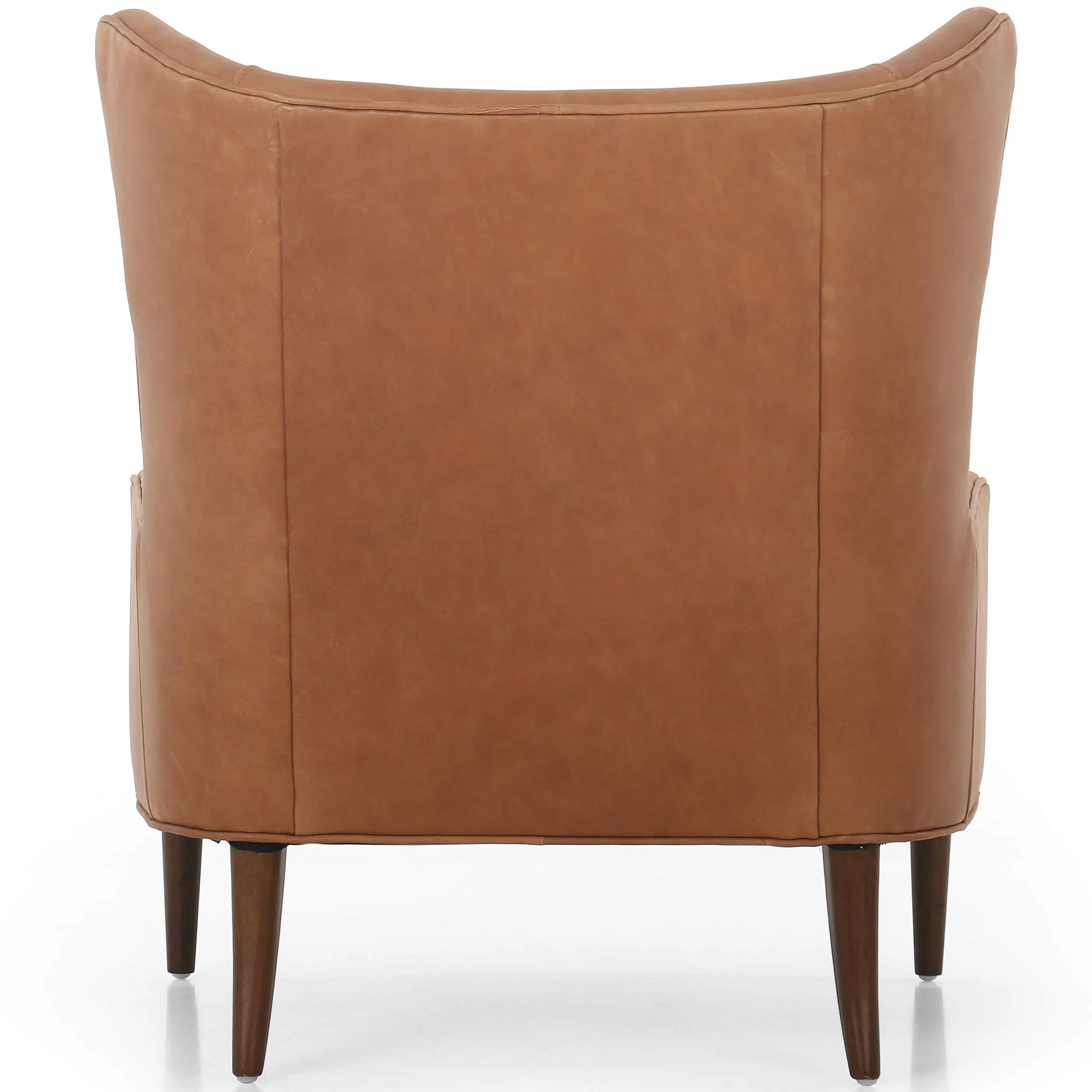 Marlow Leather Wing Chair, Palermo Cognac by Four Hands - Image 4