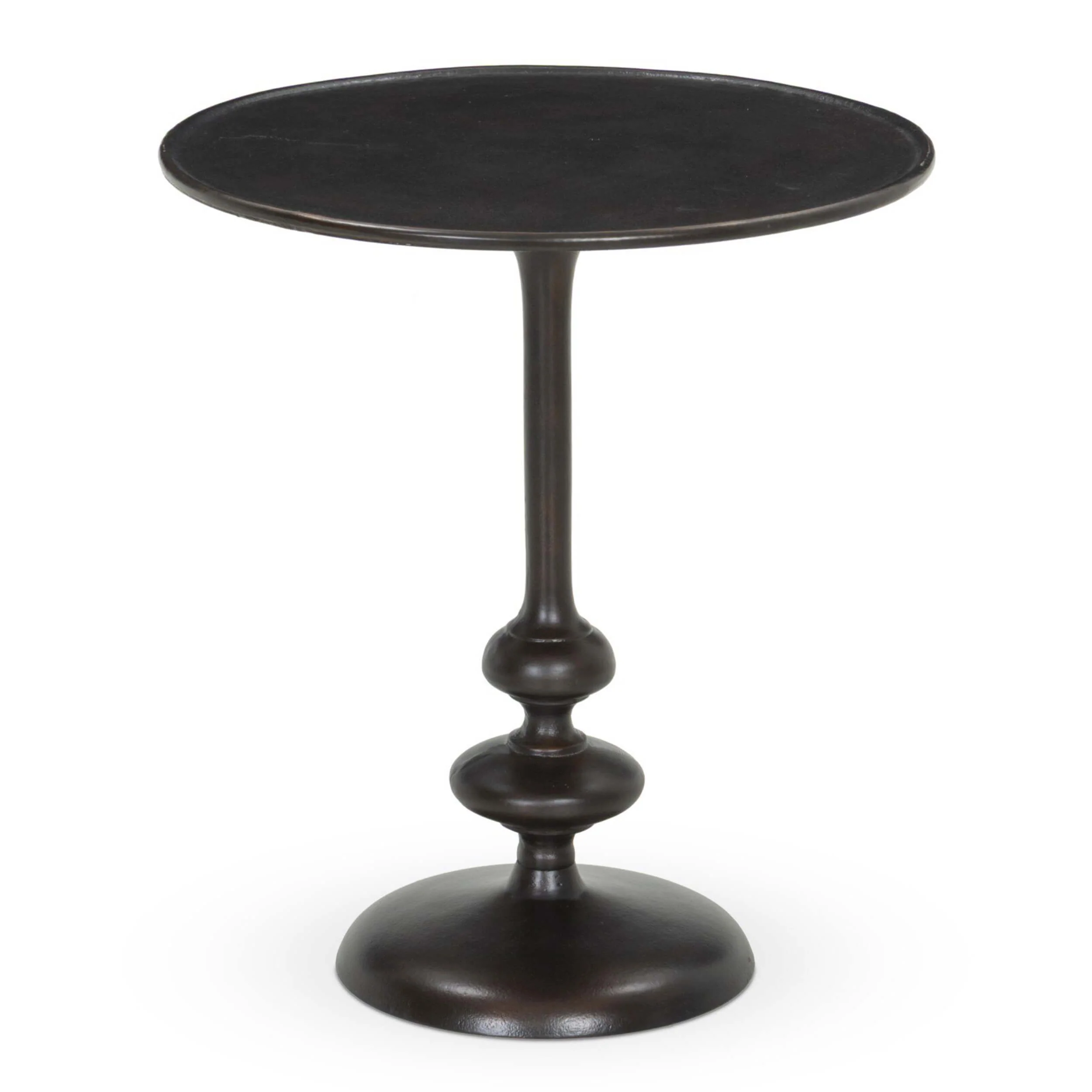 Marlow Matchstick Pedestal Table, Antique Rust by Four Hands