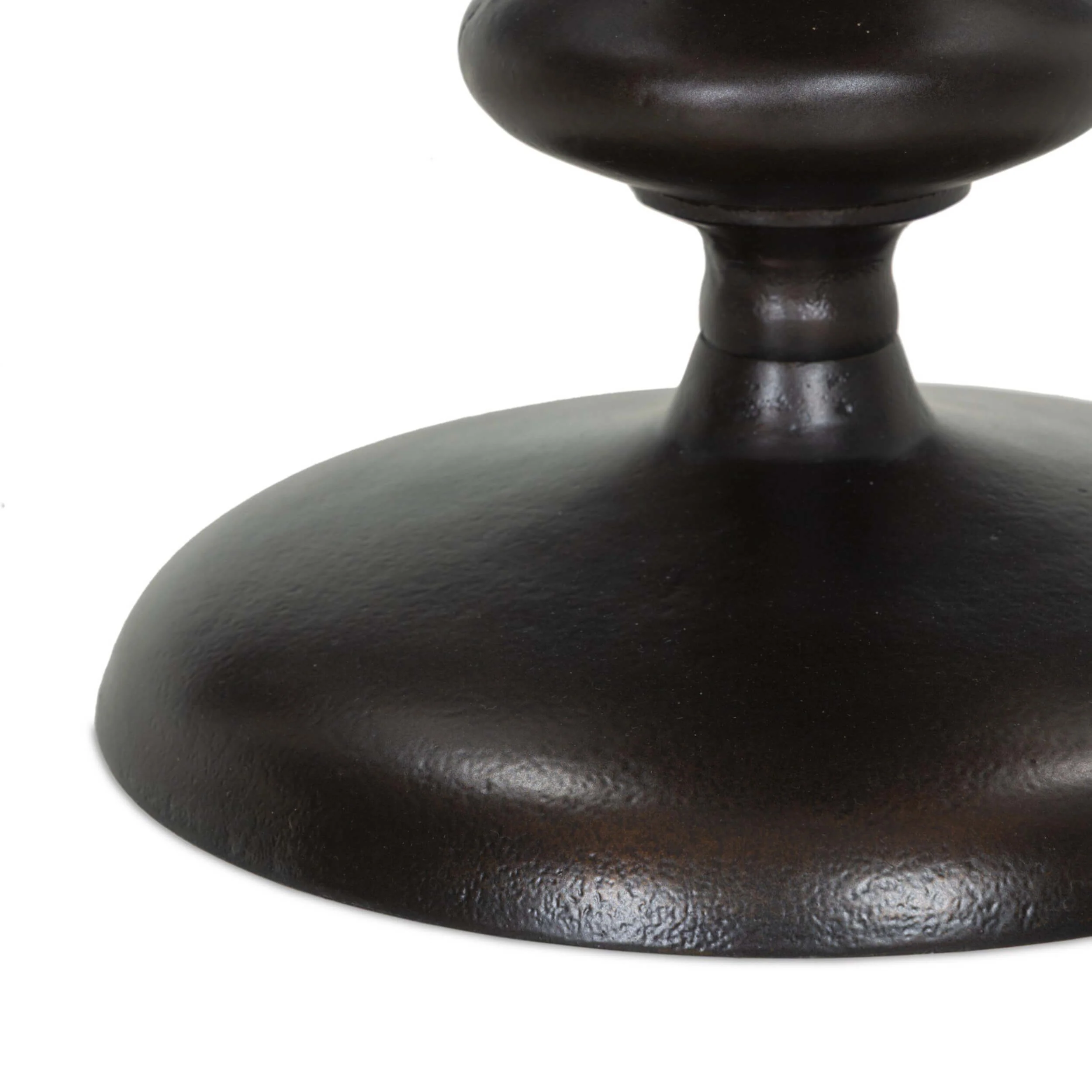 Marlow Matchstick Pedestal Table, Antique Rust by Four Hands - Image 4