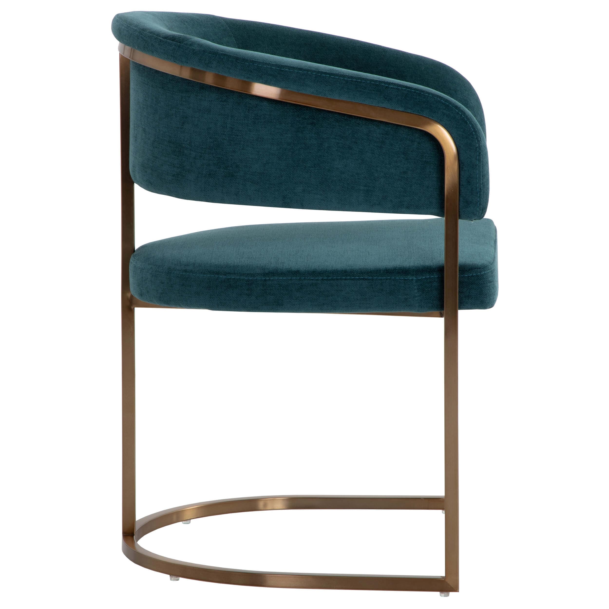 Marris Dining Chair, Danny Teal, Set of 2 - Image 2