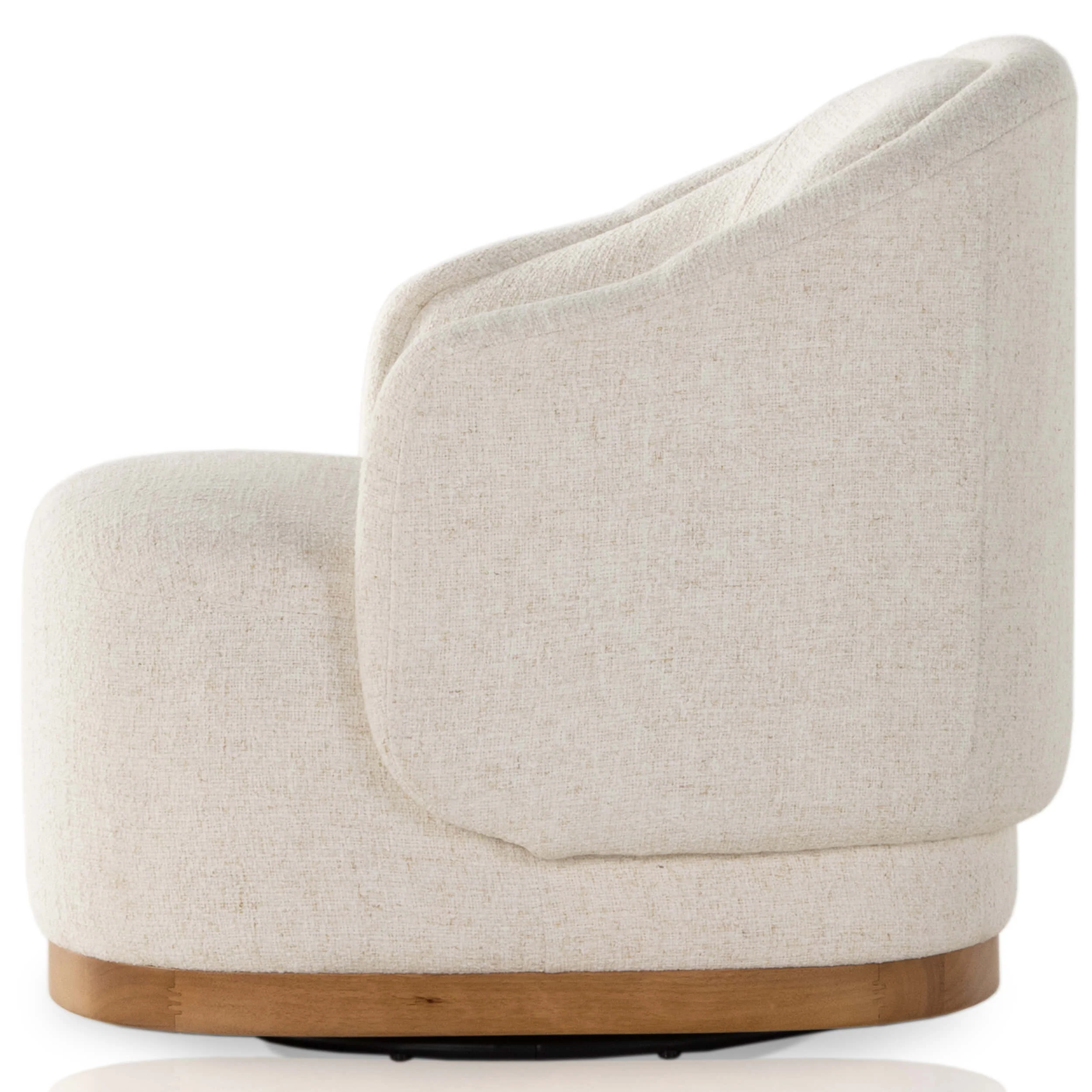 Martine Swivel Chair, Omari Natural by Four Hands - Image 2