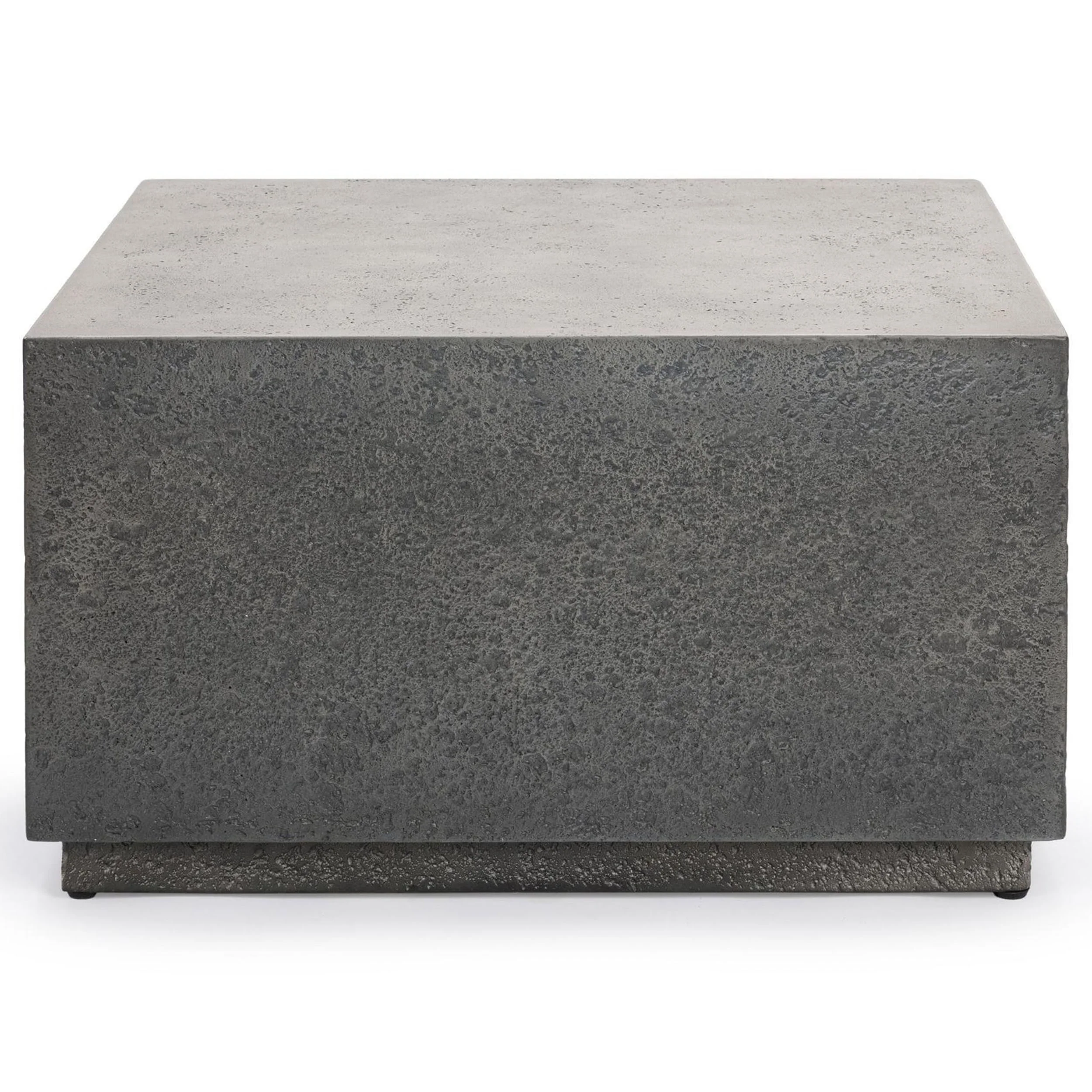 Marwin Outdoor Square Coffee Table, Dark Gray - Image 2