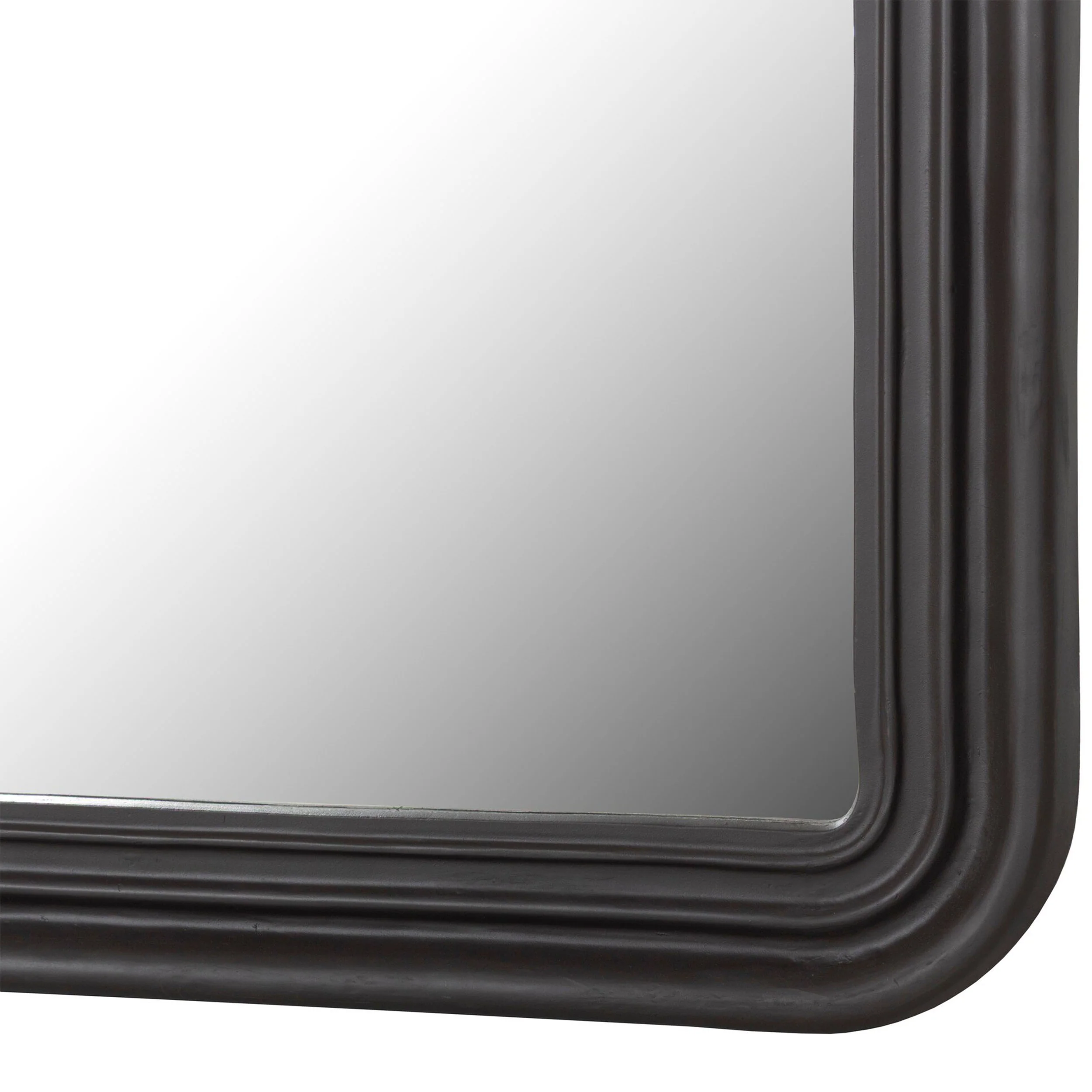 Maslin Floor Mirror, Rustic Aluminum by Four Hands - Image 3