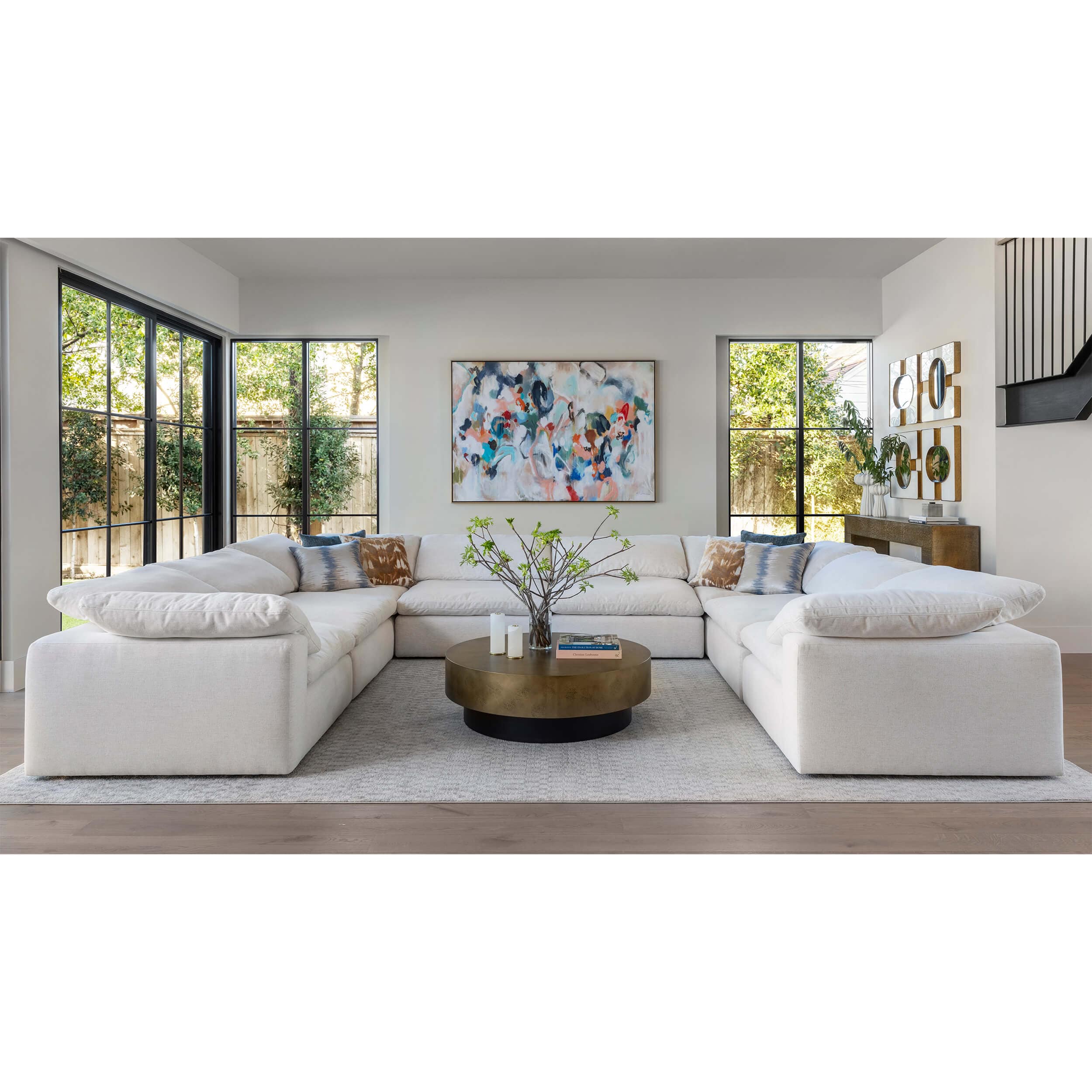 Mateo 8 Piece Modular Sectional, Nomad Snow - Image 7