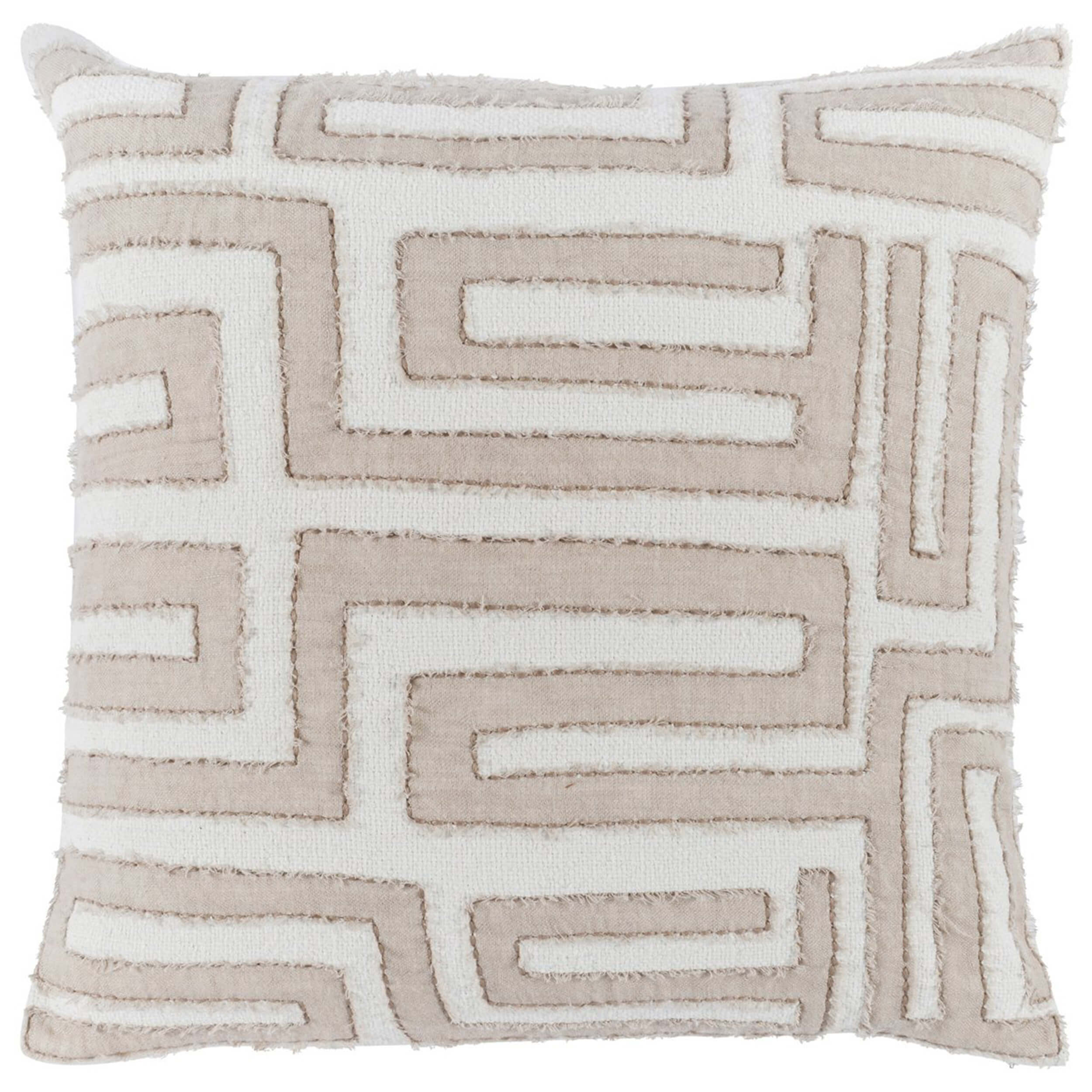 Mateo Pillow, Natural/Ivory