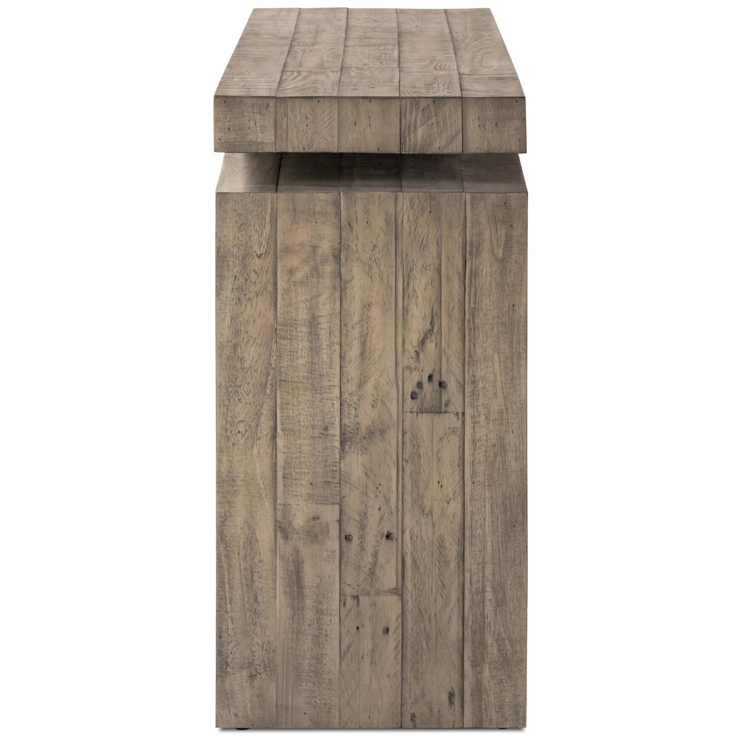 Matthes Large Console, Weathered Wheat by Four Hands - Image 3