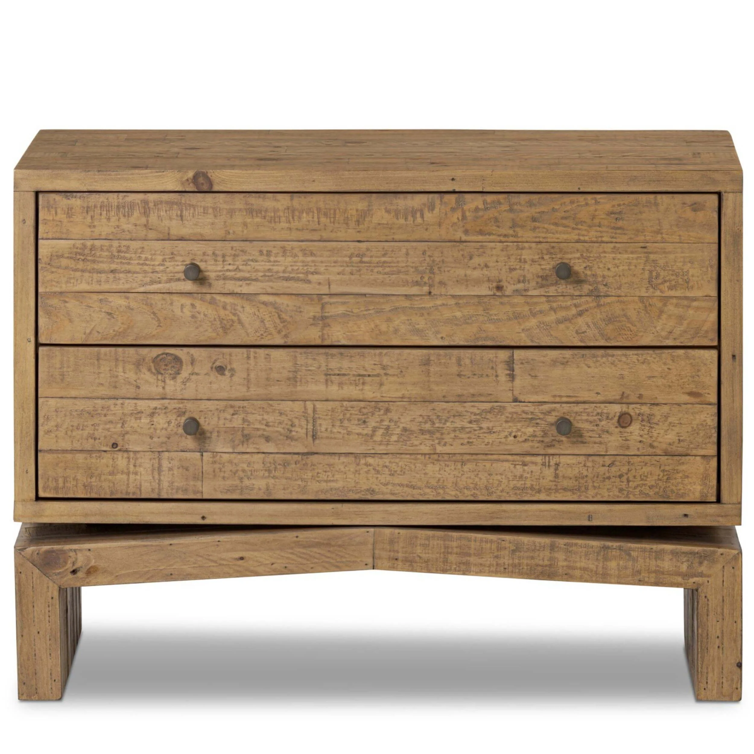 Matthes Nightstand, Sierra Rustic Natural by Four Hands - Image 2
