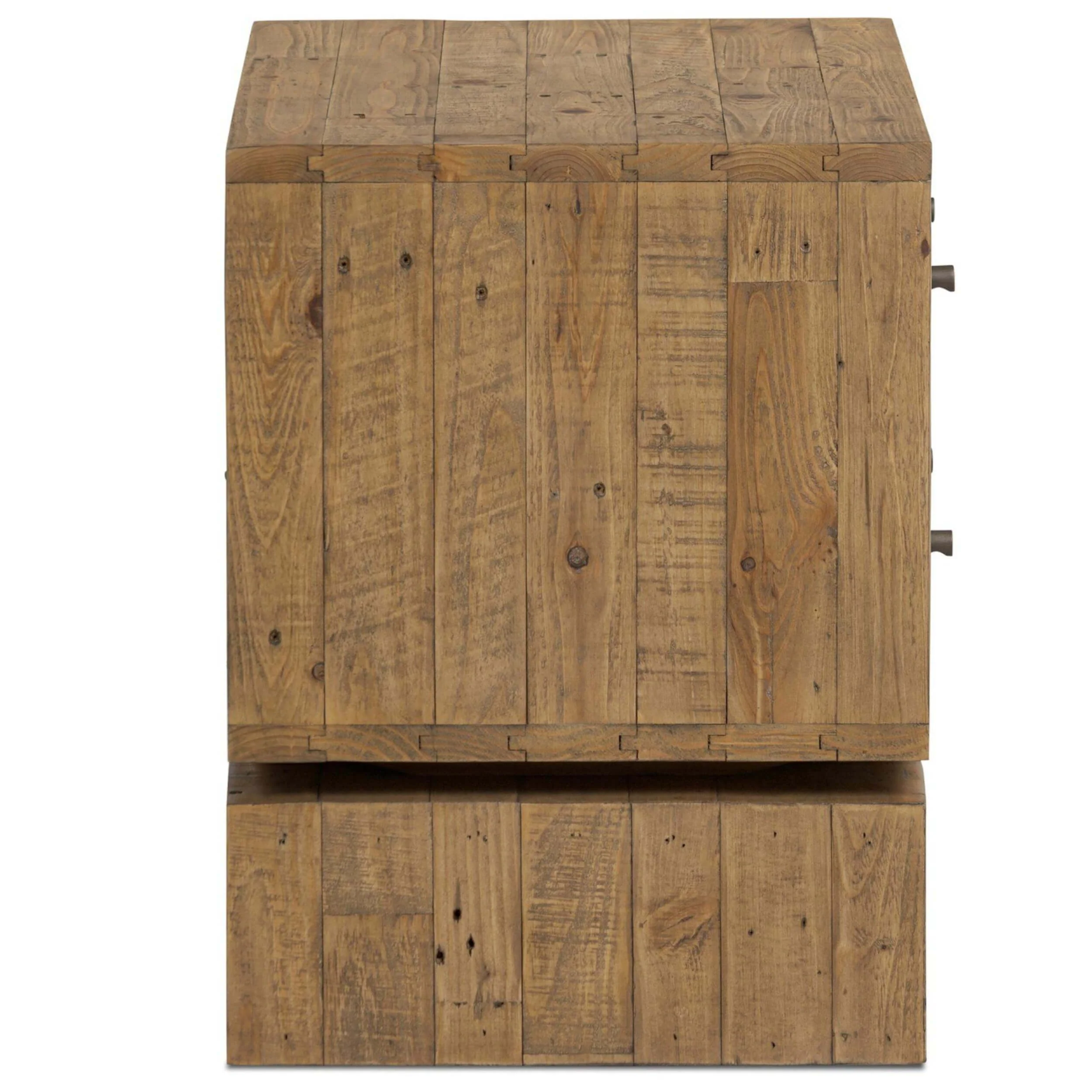 Matthes Nightstand, Sierra Rustic Natural by Four Hands - Image 3