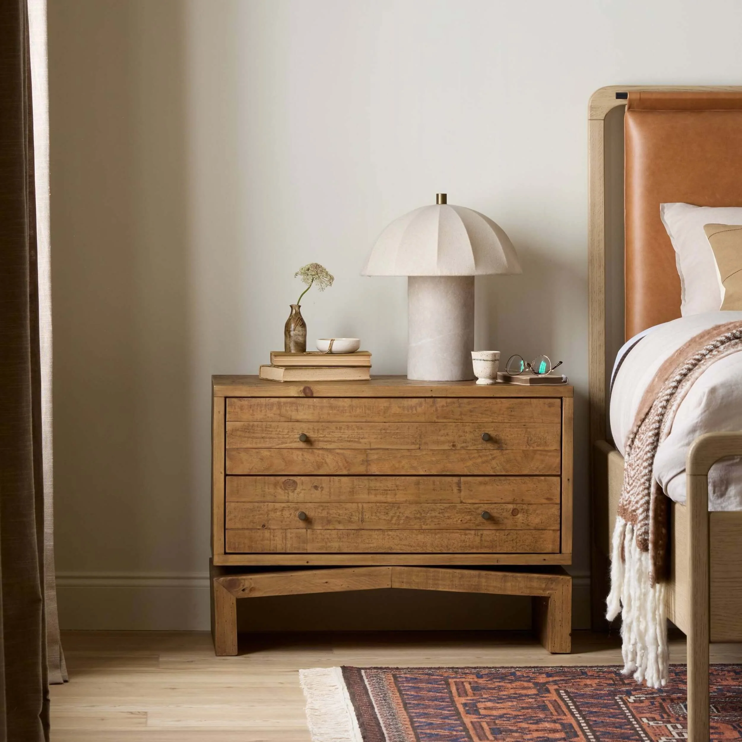 Matthes Nightstand, Sierra Rustic Natural by Four Hands - Image 8