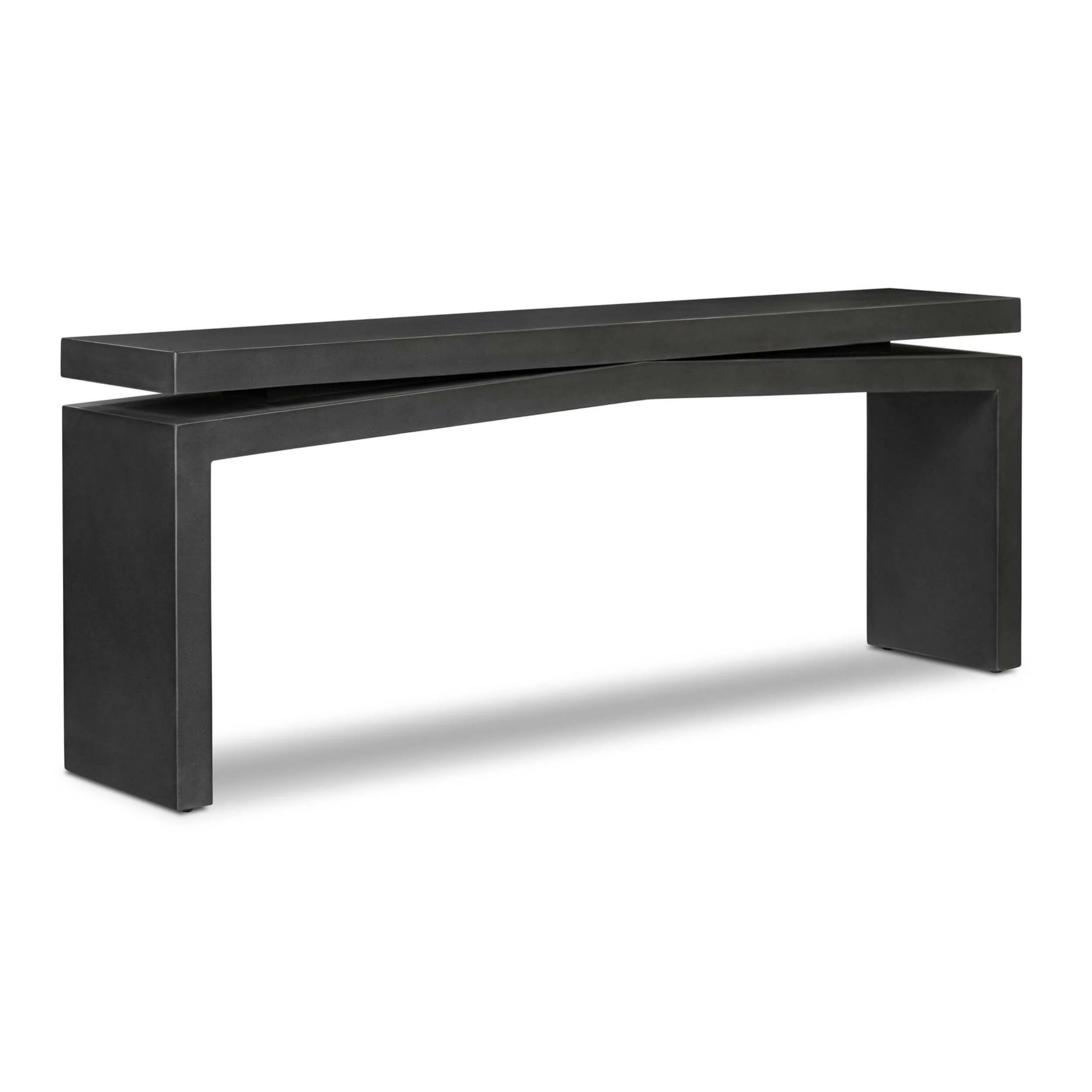 Matthes Outdoor Console Table, Charcoal by Four Hands
