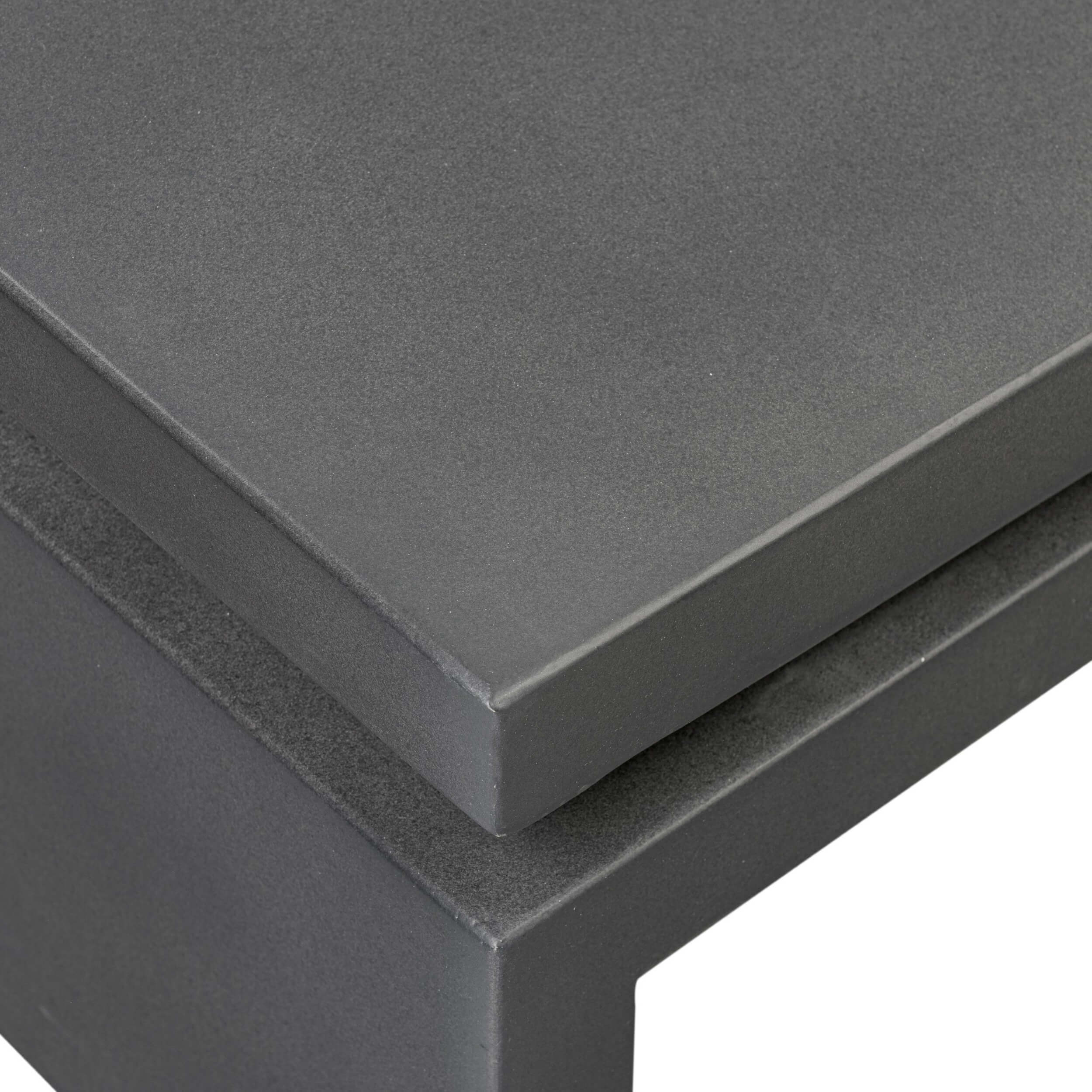 Matthes Outdoor Rectangular Coffee Table, Charcoal by Four Hands - Image 4