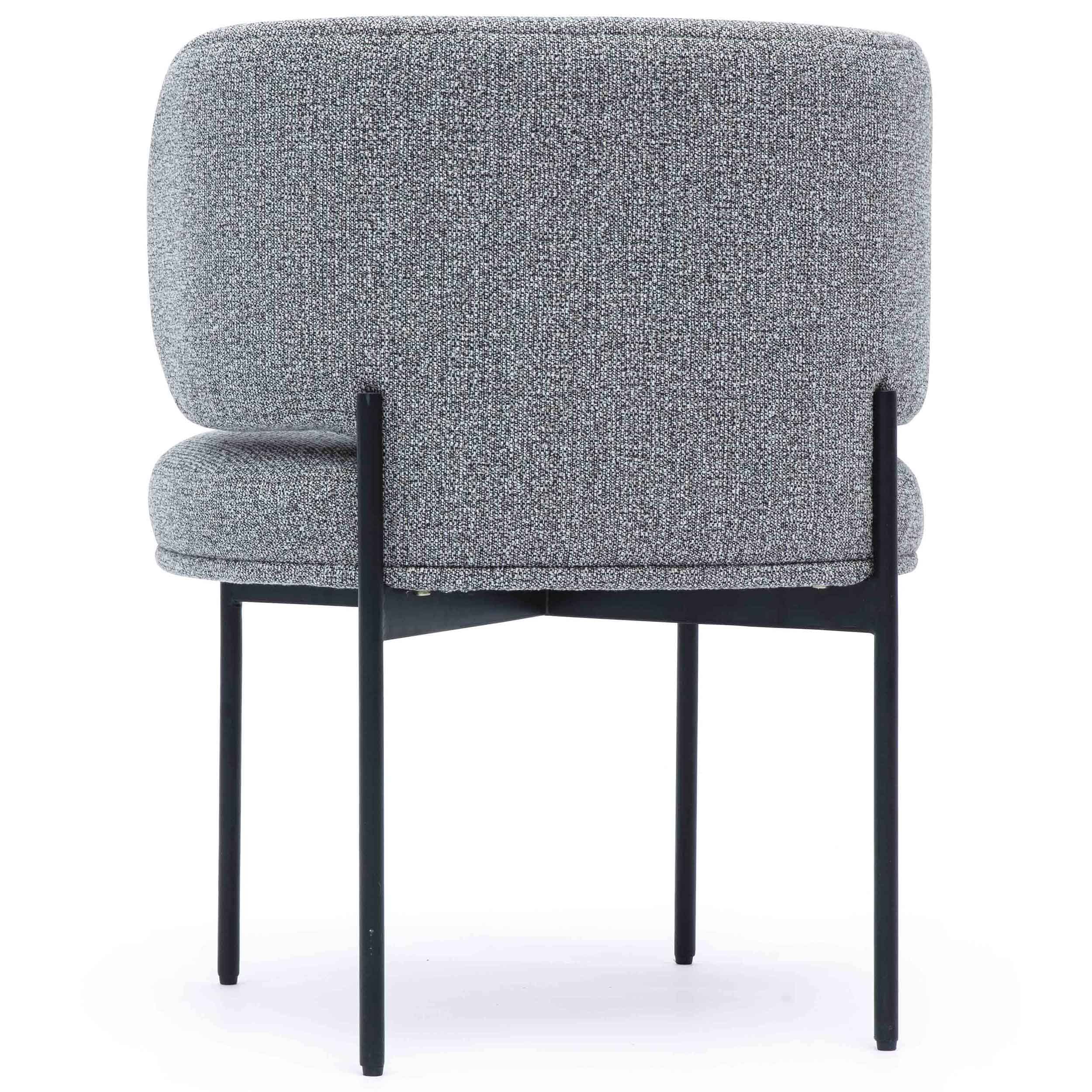 Maureen Dining Chair, Speckled Grey - Image 3