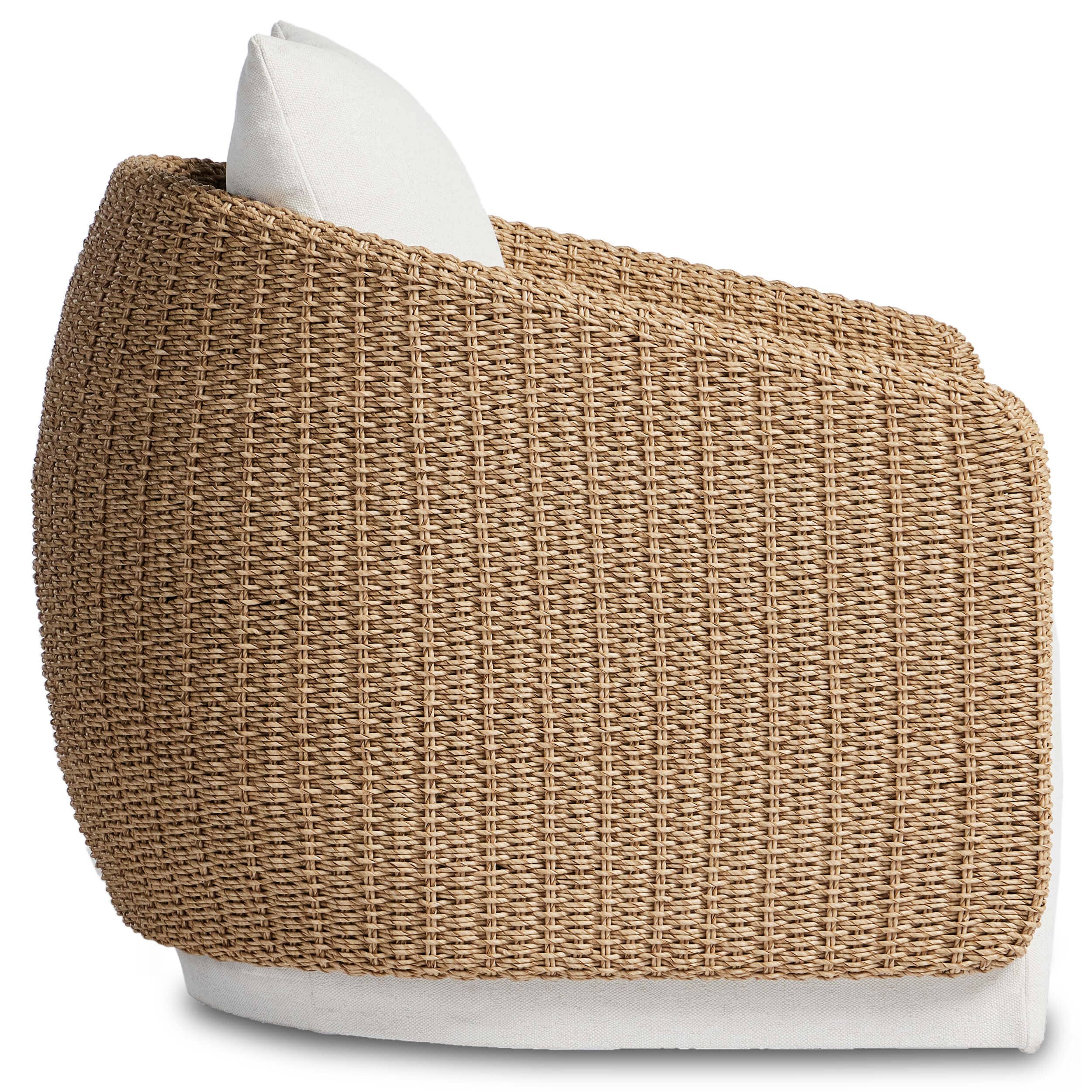 Maven Outdoor Swivel Chair, Alessi Linen by Four Hands - Image 2