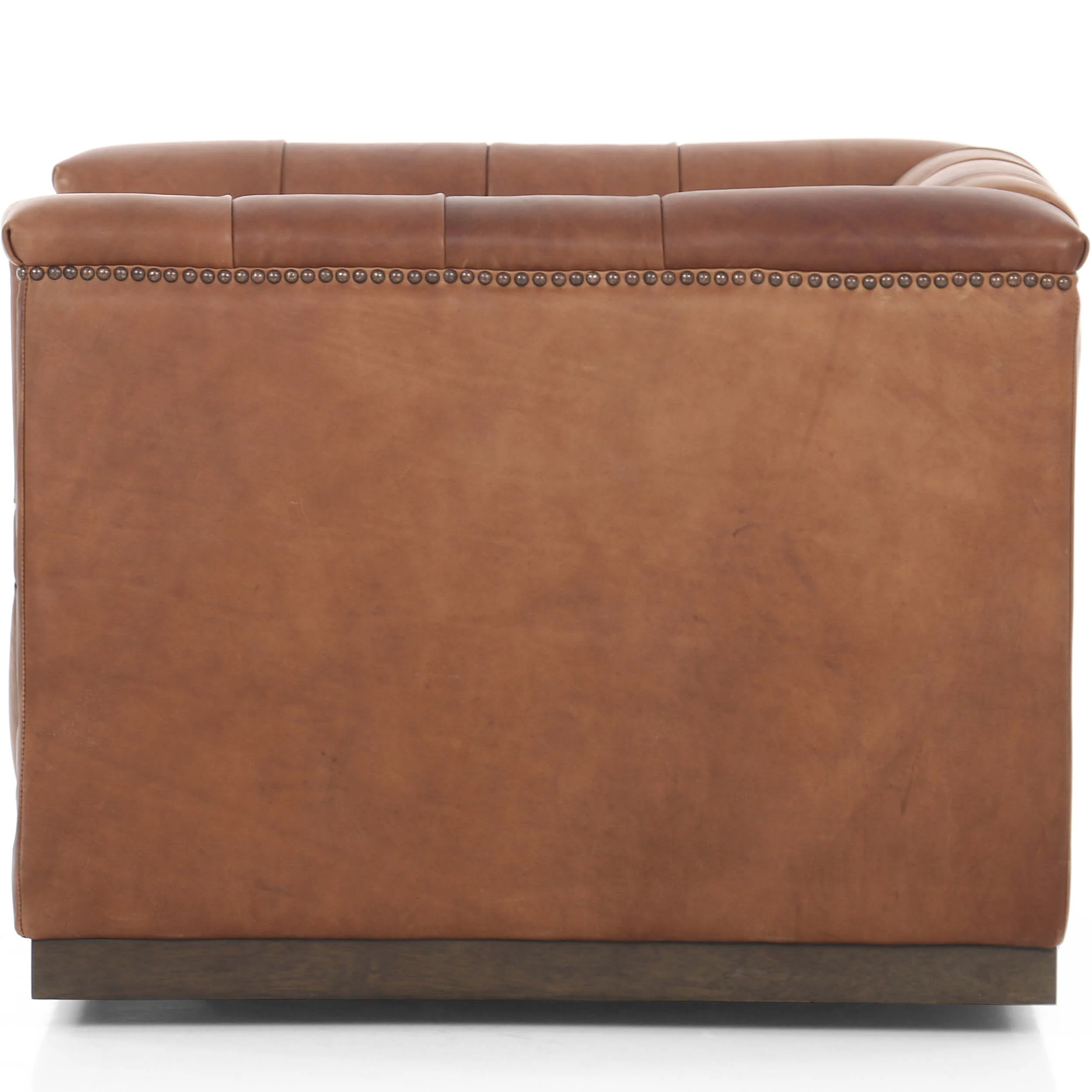 Maxx Leather Swivel Chair, Heirloom Sienna by Four Hands - Image 2