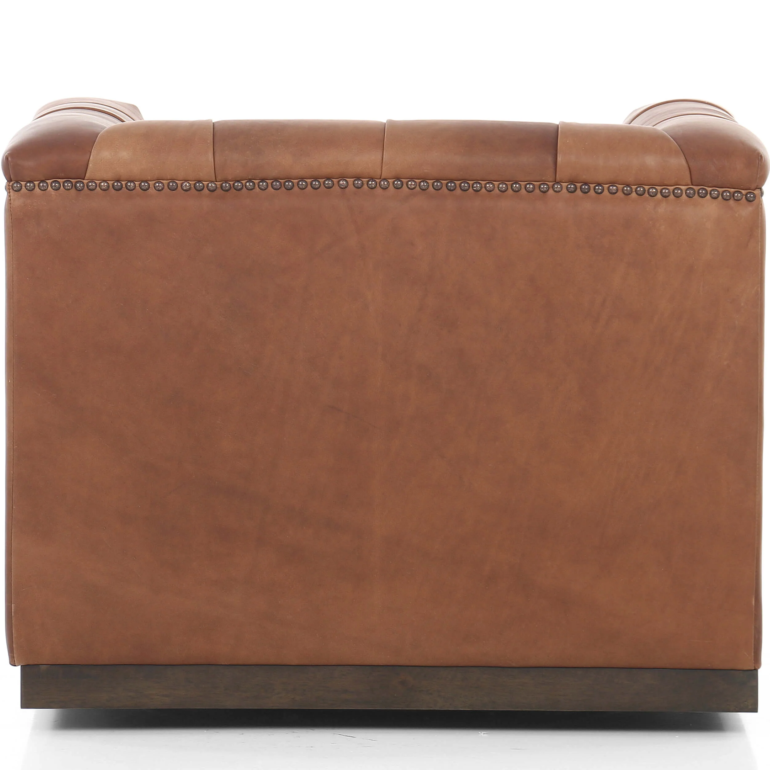 Maxx Leather Swivel Chair, Heirloom Sienna by Four Hands - Image 4