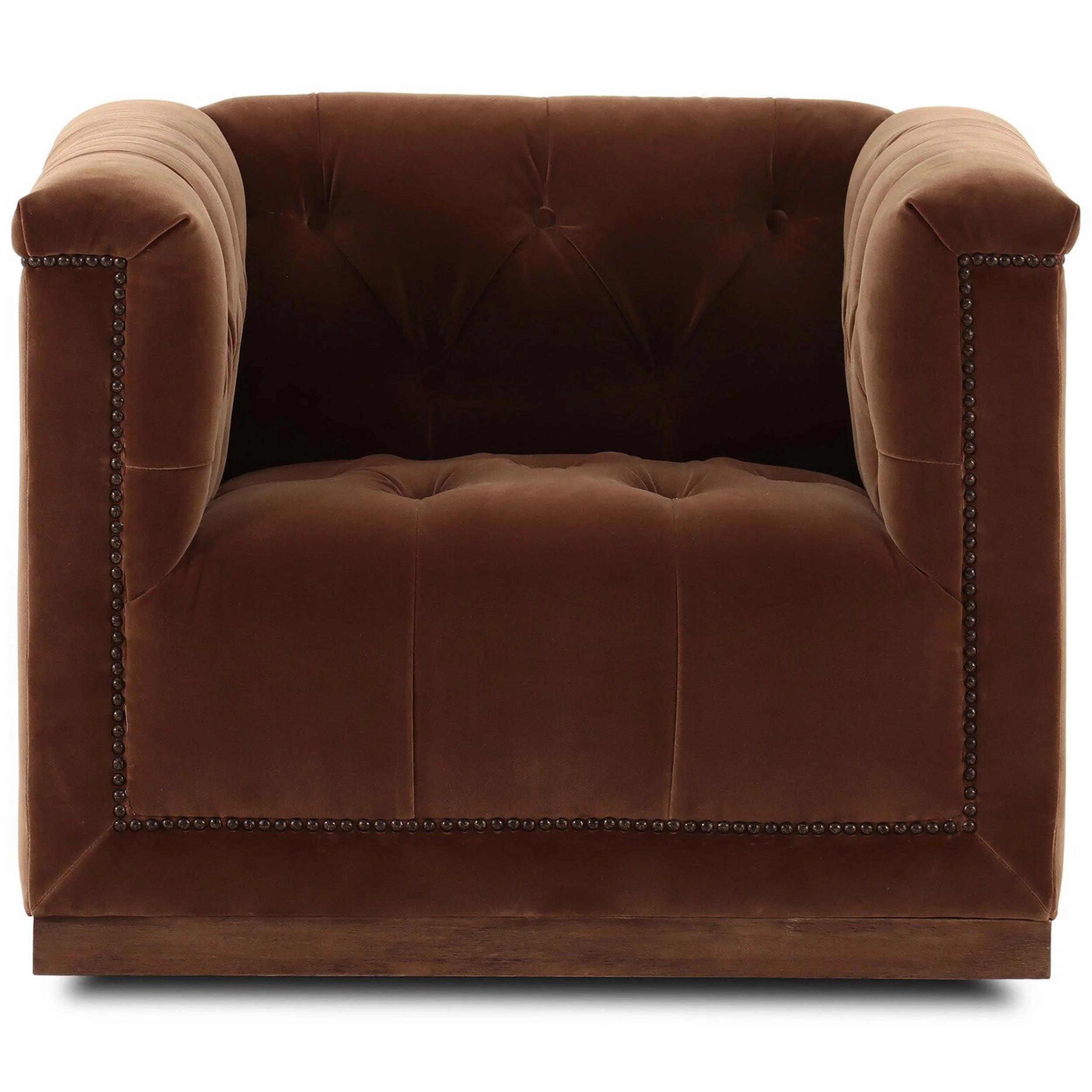 Maxx Swivel Chair, Surrey Ochre by Four Hands - Image 2