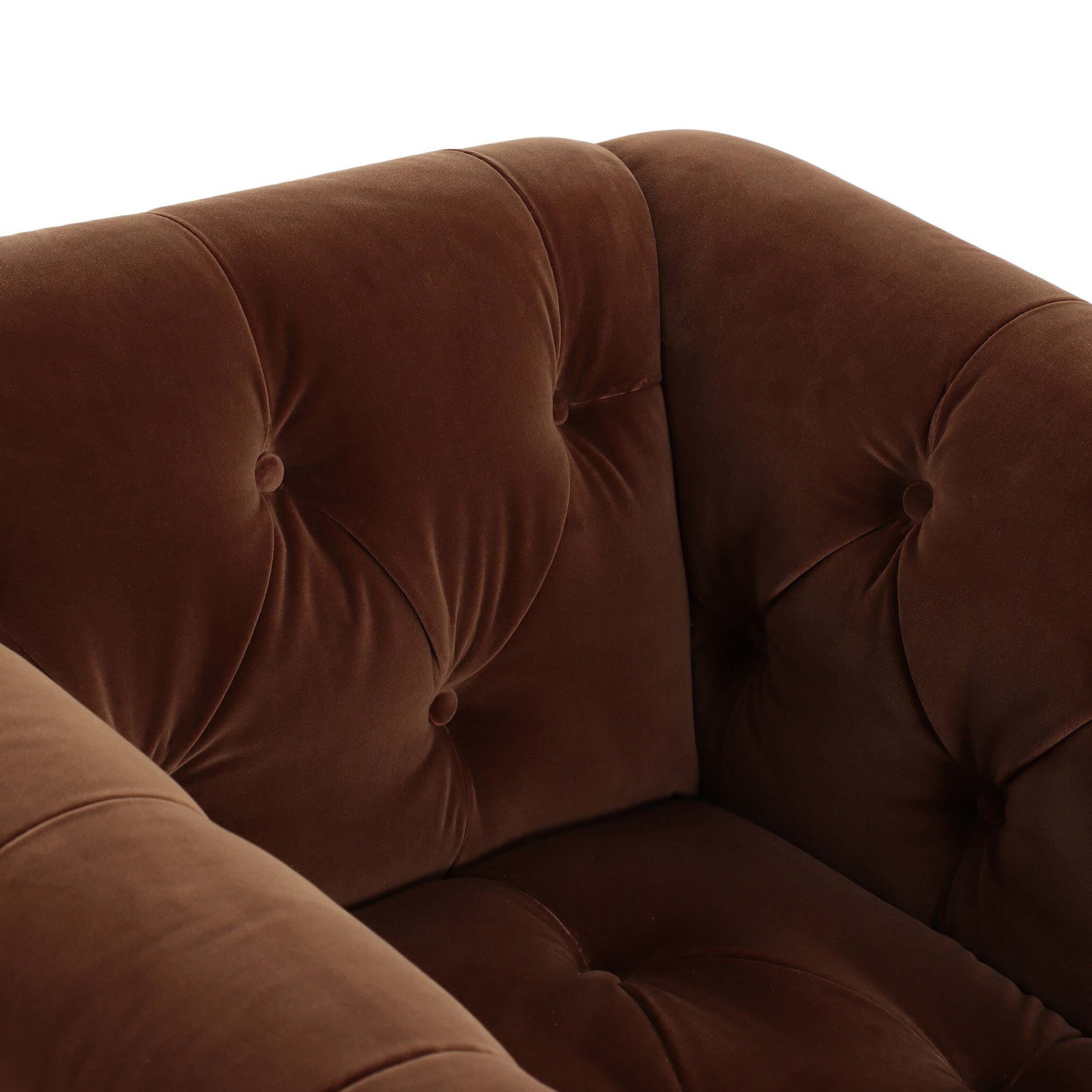 Maxx Swivel Chair, Surrey Ochre by Four Hands - Image 6
