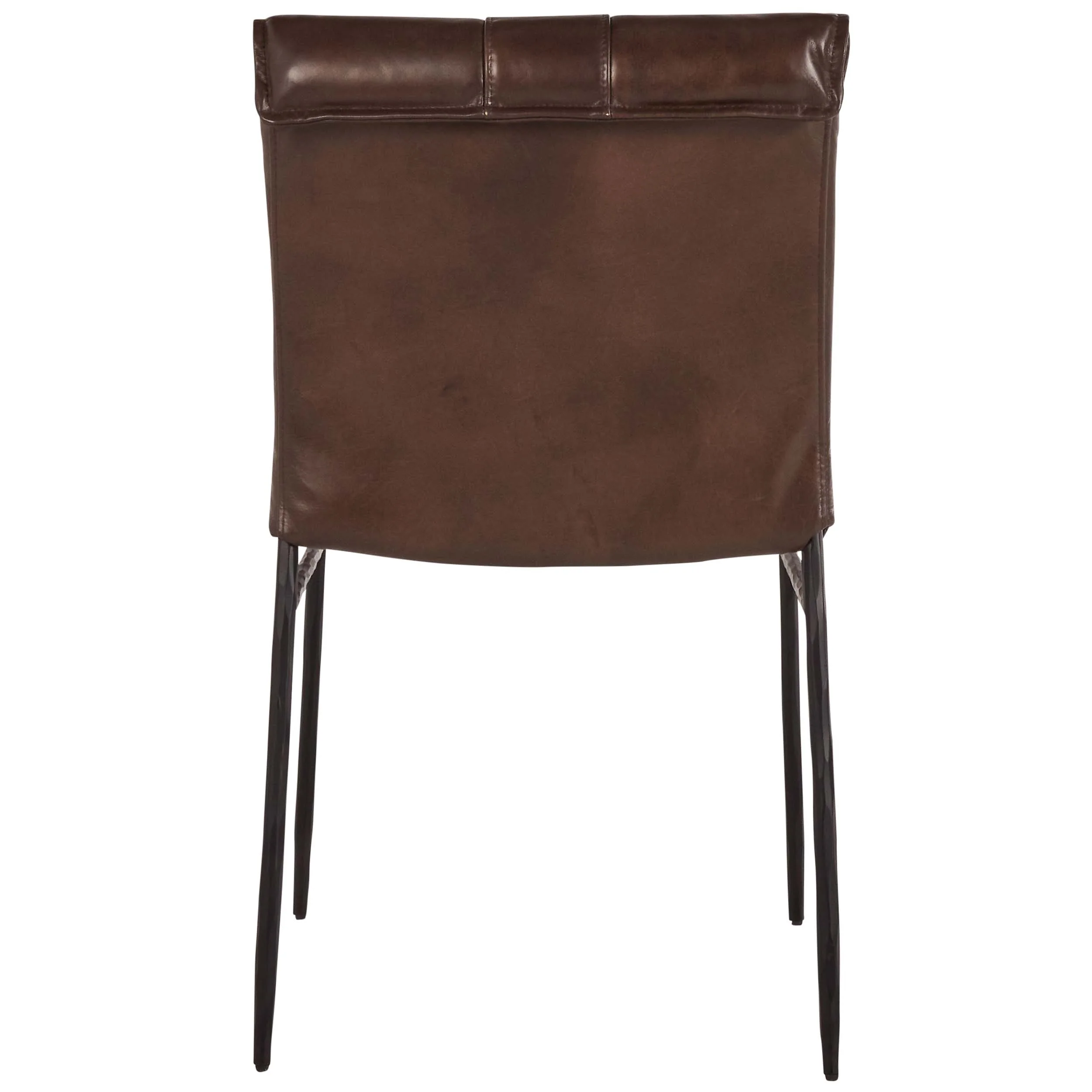 Mayer Leather Dining Chair, Brown, Set of 2 - Image 4