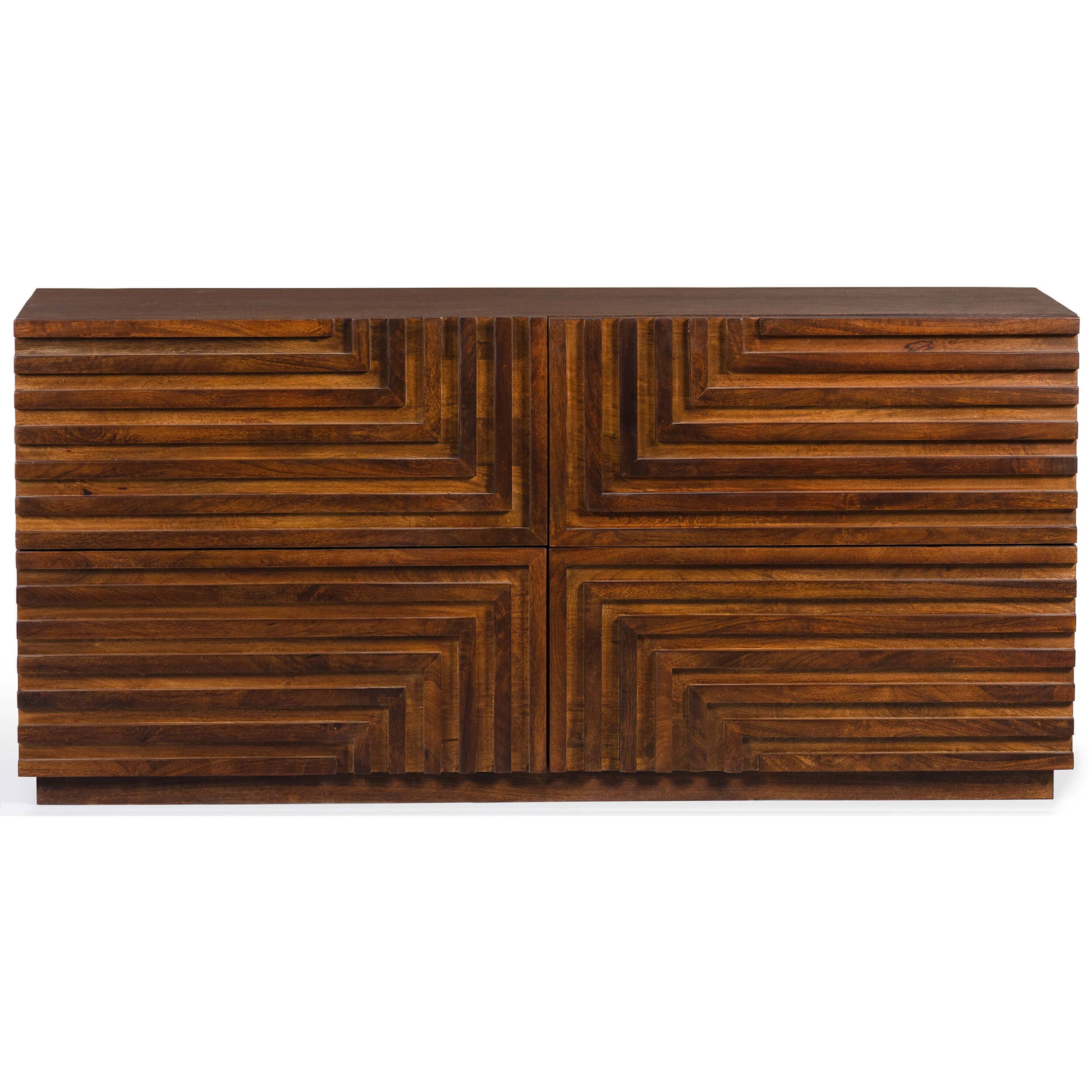 Maze Low Dresser, Mud Brown - Image 2