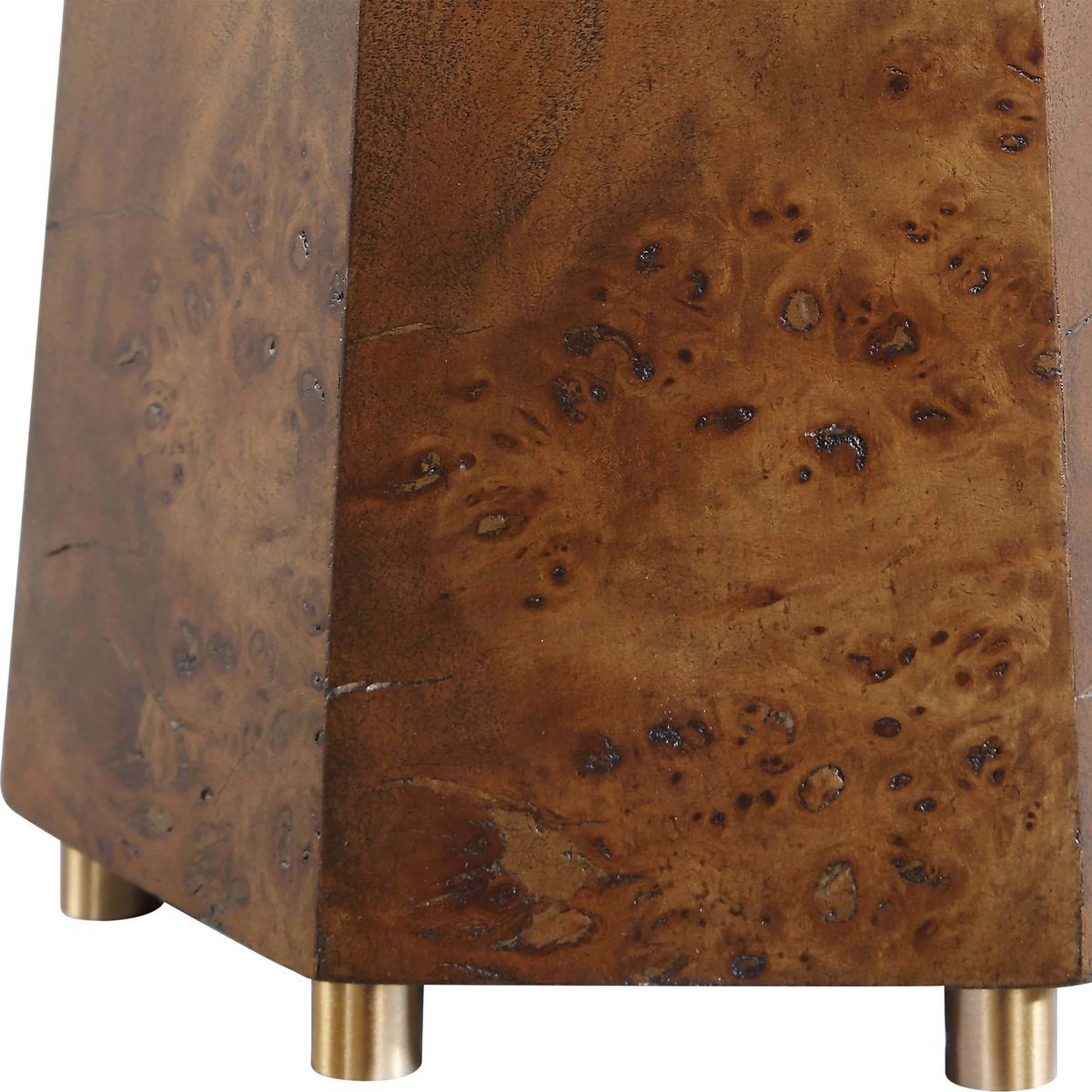 McCaffrey Table Lamp, Natural Burl - Image 3