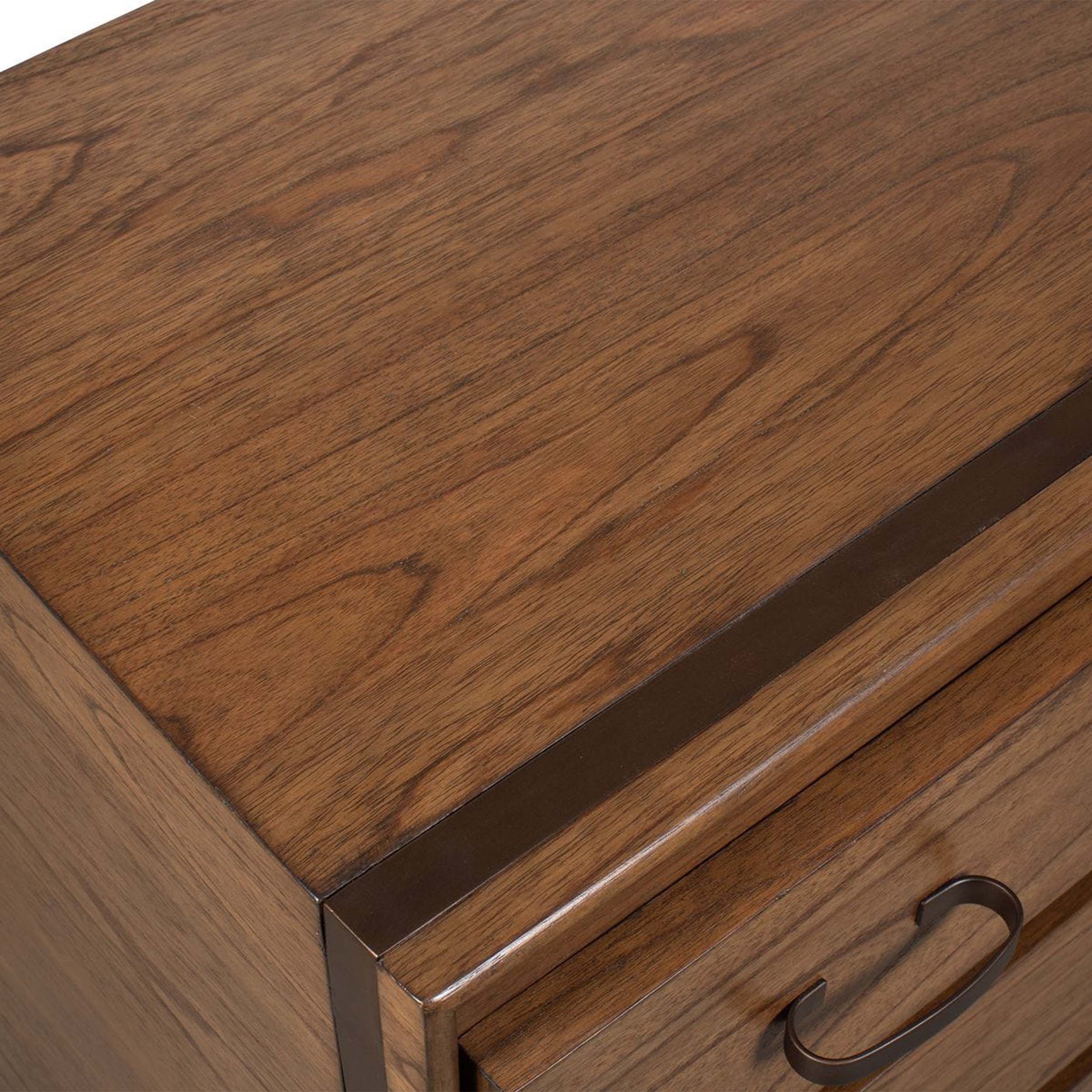 McKagan 3 Drawer Chest, Natural Brown - Image 5