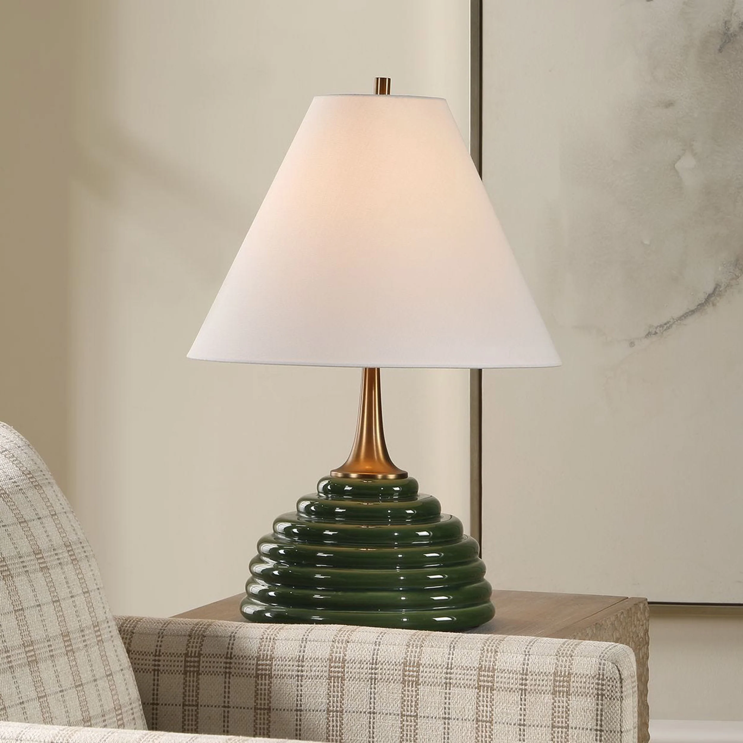 McKay Table Lamp, Dark Green - Image 5
