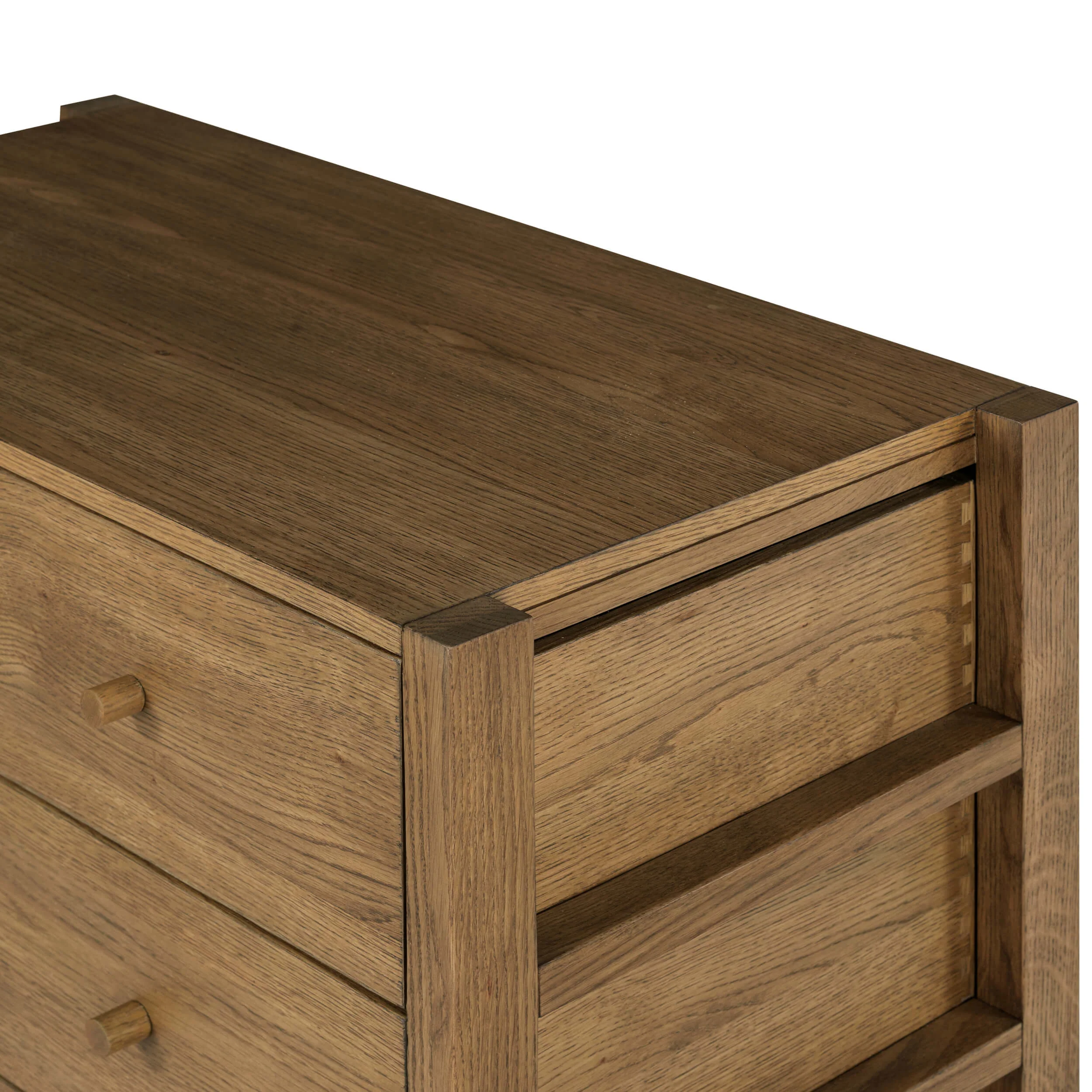 Meadow 5 drawer Dresser, Tawney Oak by Four Hands - Image 6